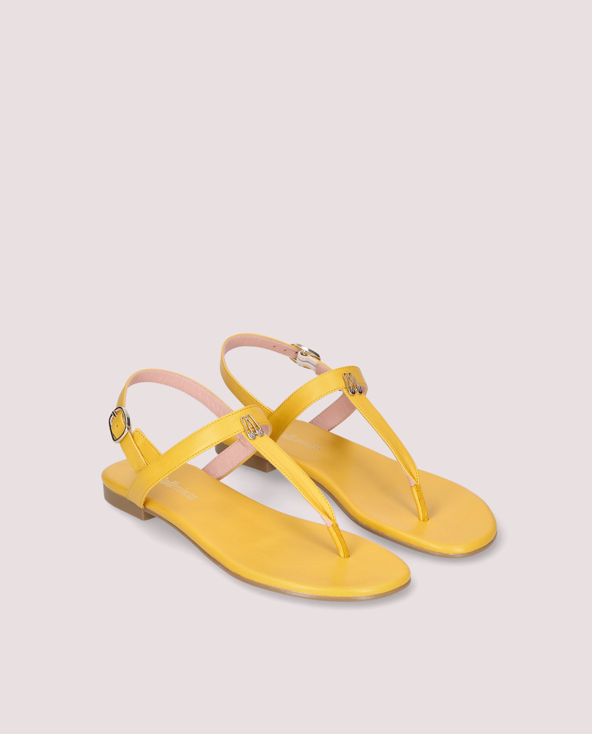 Sandalias Judy Amarillos Piel