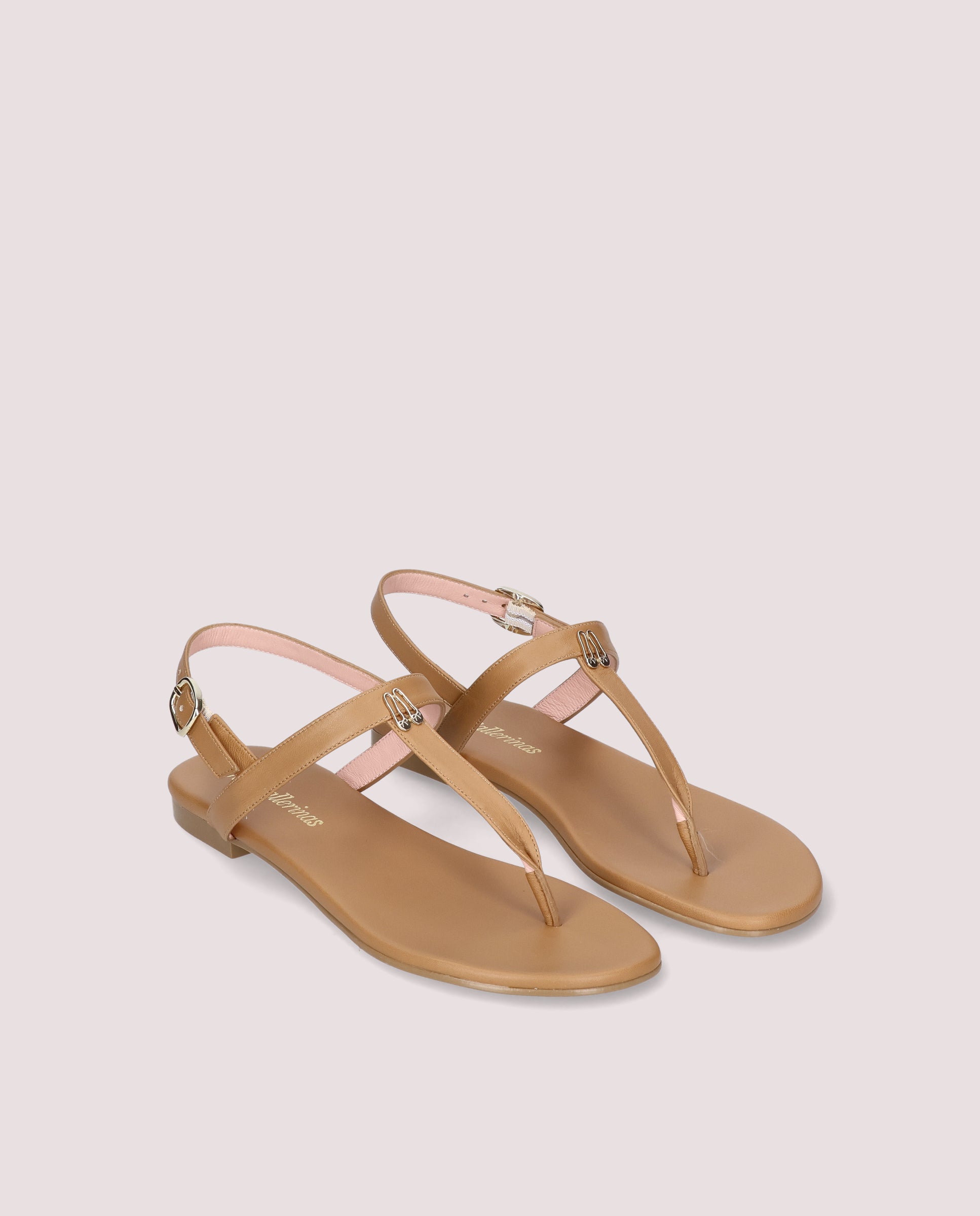Imagen de Sandalias Judy Marrones Piel por PrettyBallerinas