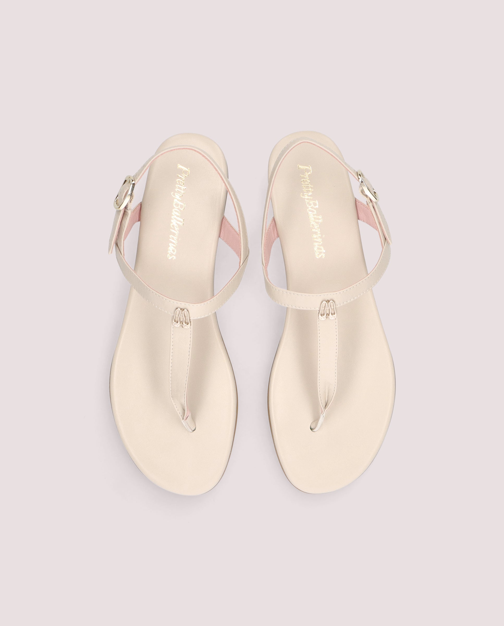 Vista alternativa de Sandalias Judy Blancos Piel por PrettyBallerinas