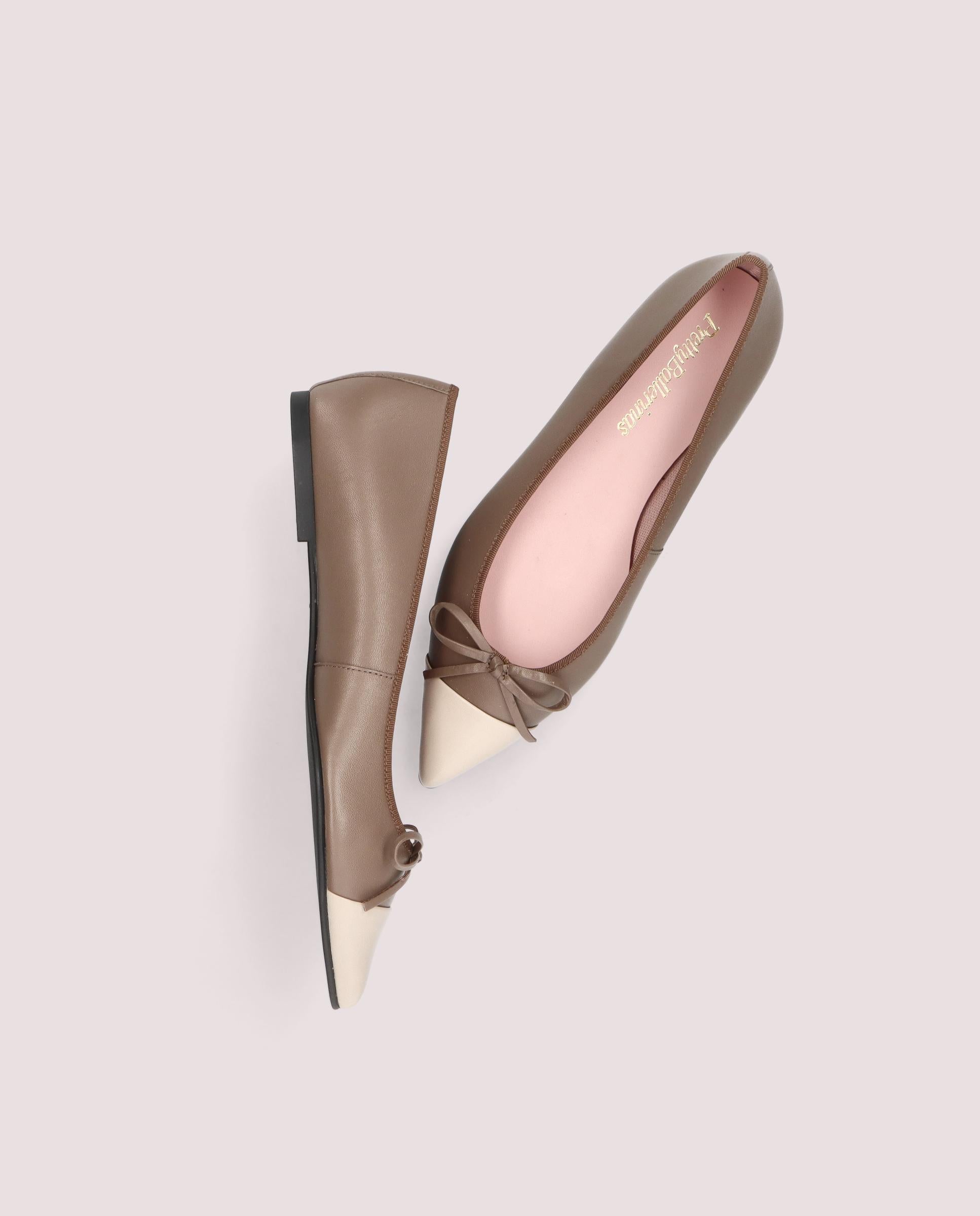 Bailarinas Paris Marrones Piel