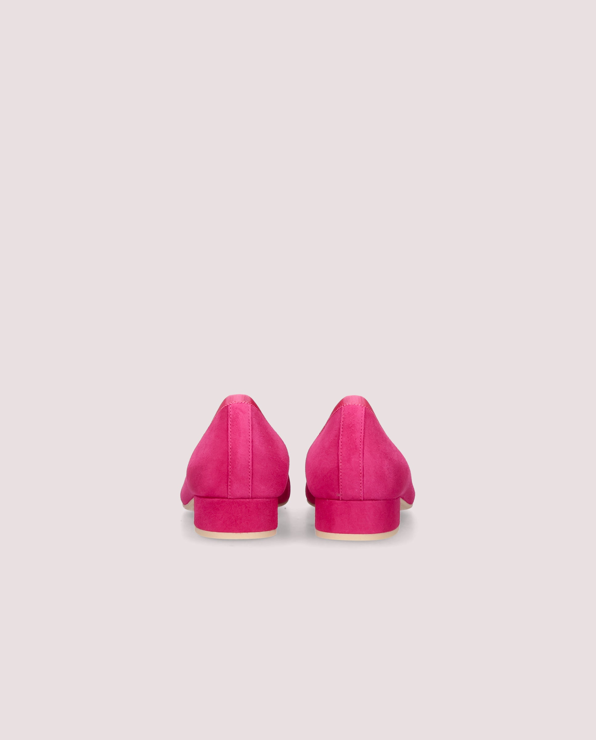 Gretschen ballerina in hot pink suede