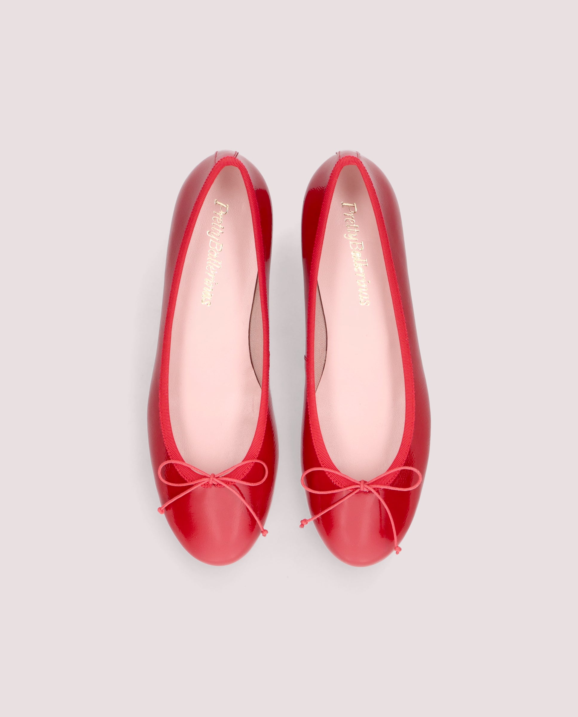 Alternative view of Gretschen ballerina in red patent leather by PrettyBallerinas