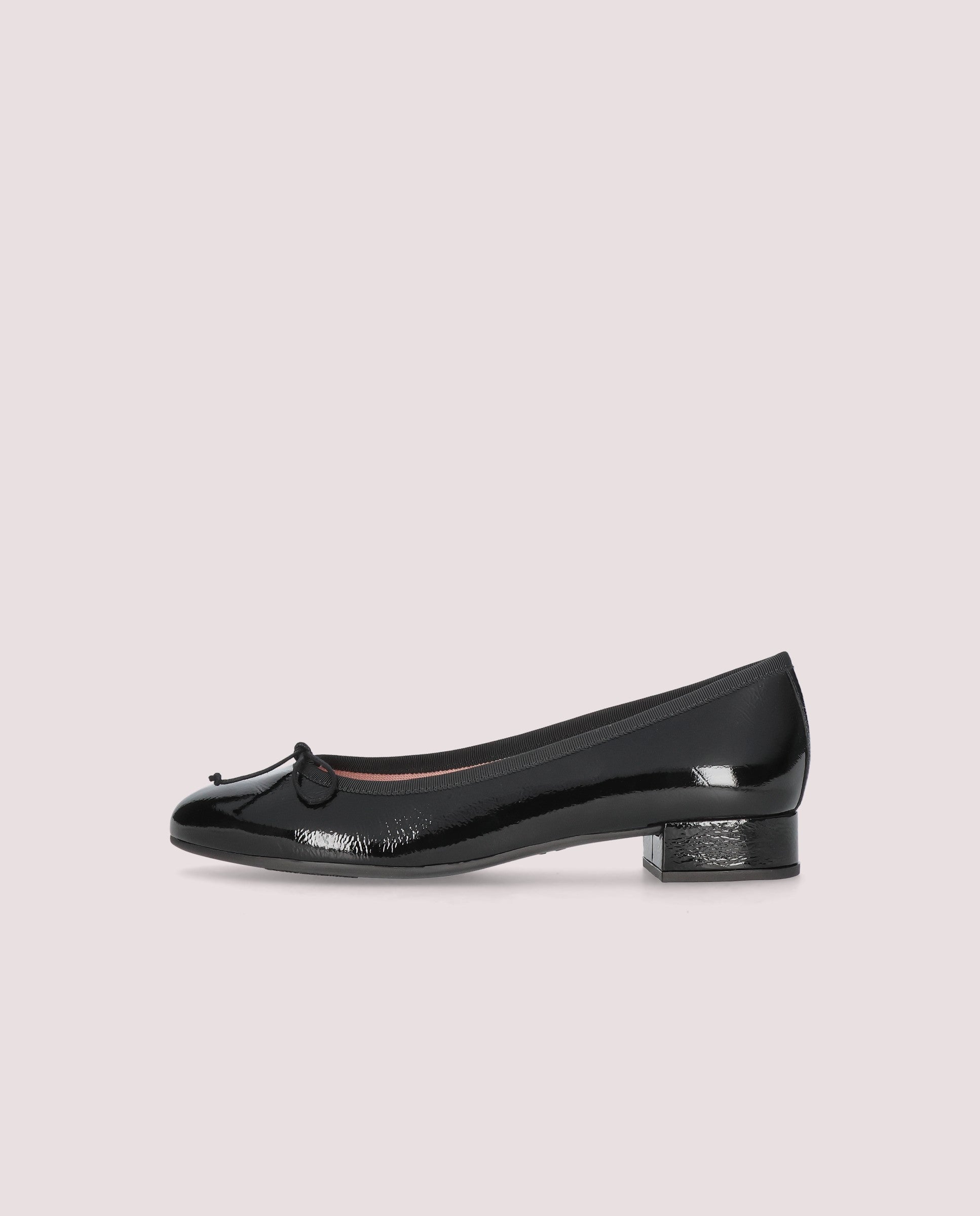 Gretschen ballerina in black patent leather