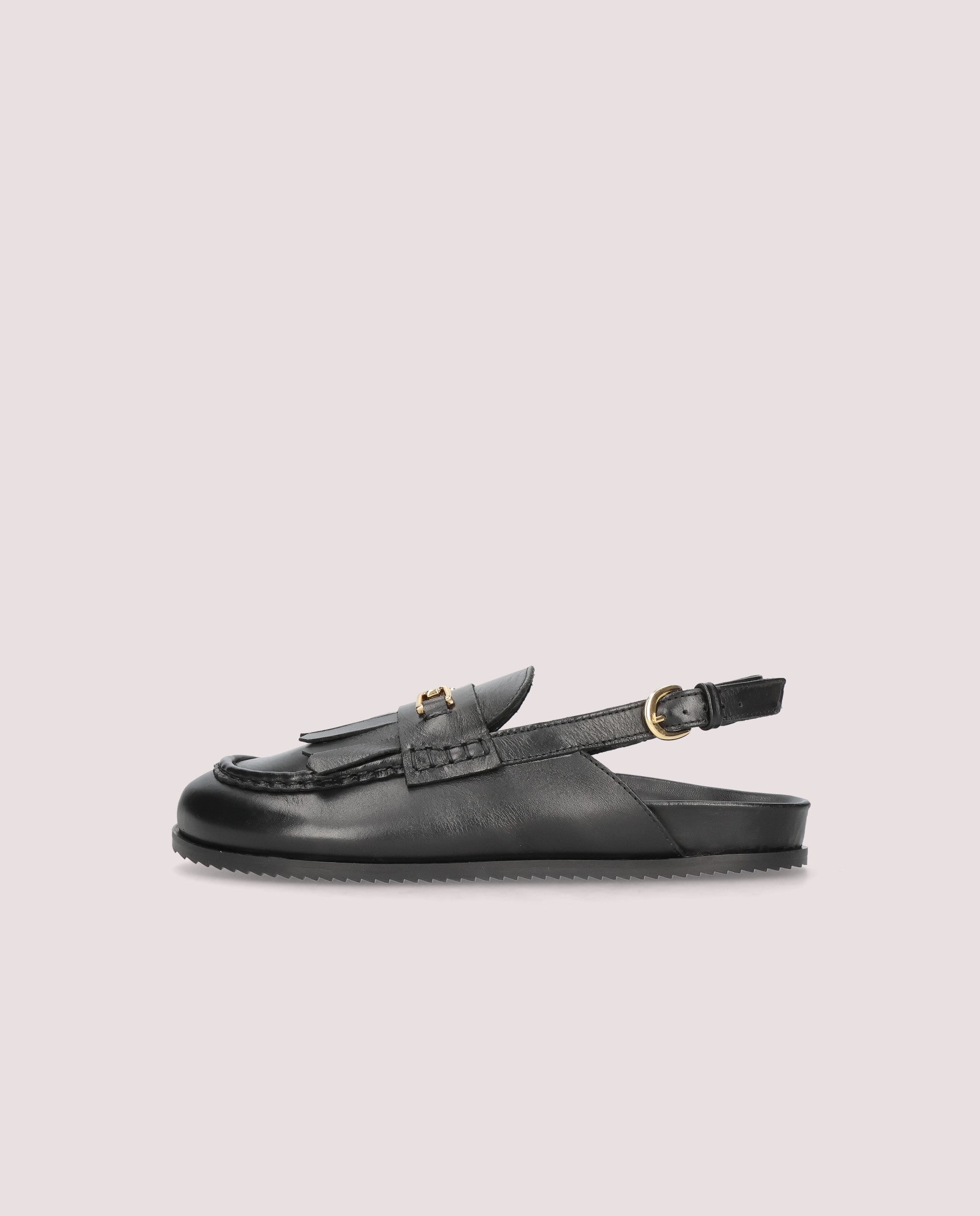 Sandalias Belle Negros Piel