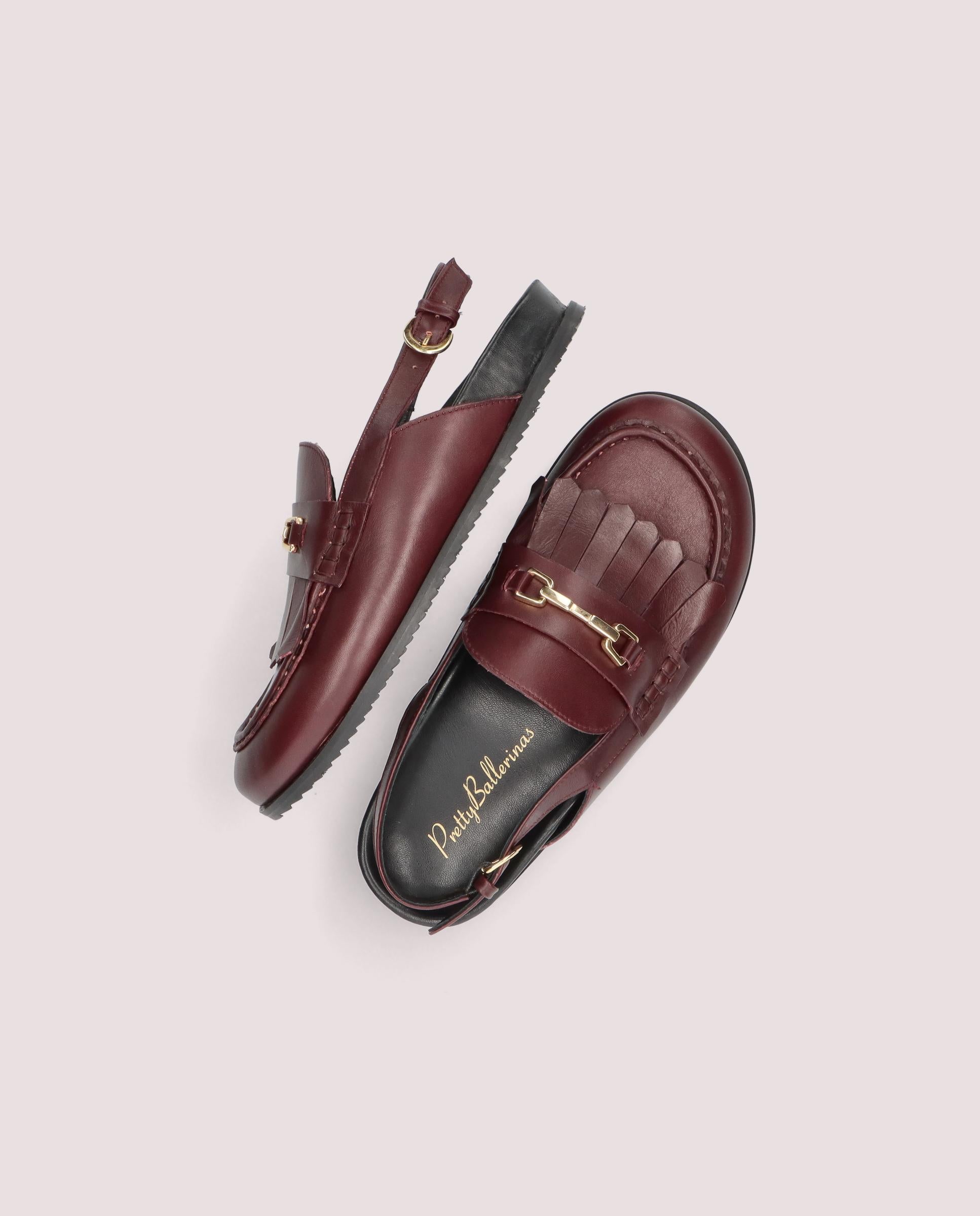 Sandalias Belle Rojos Piel