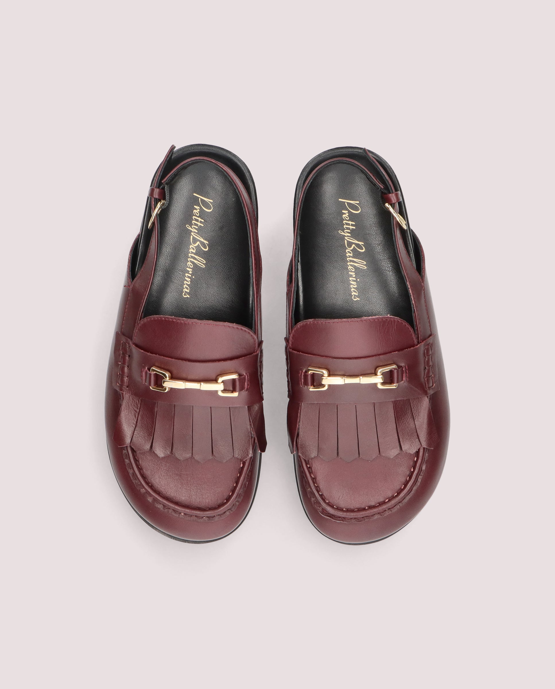 Vista alternativa de Sandalias Belle Rojos Piel por PrettyBallerinas