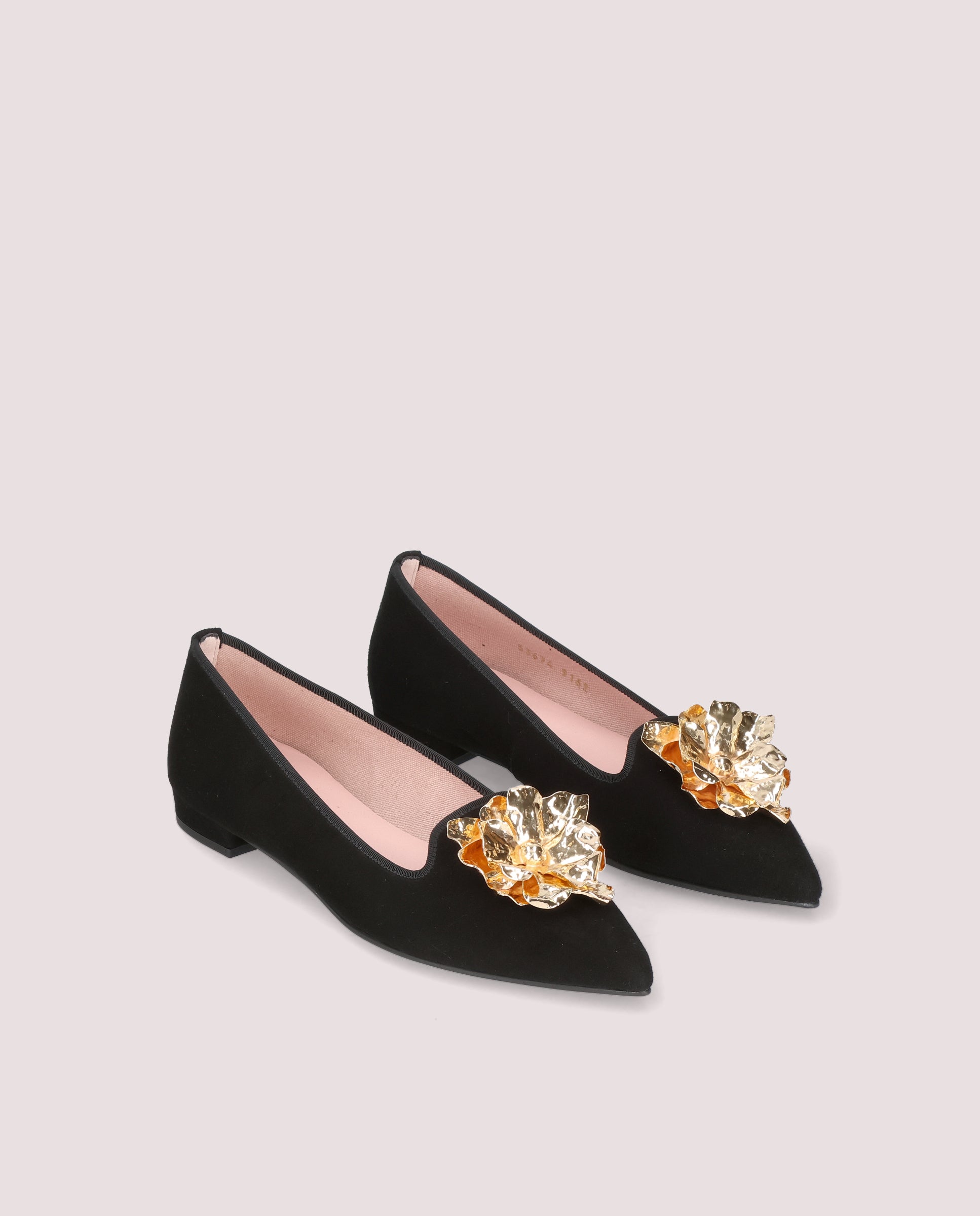 Image of Clementine ballerina in black suede by PrettyBallerinas