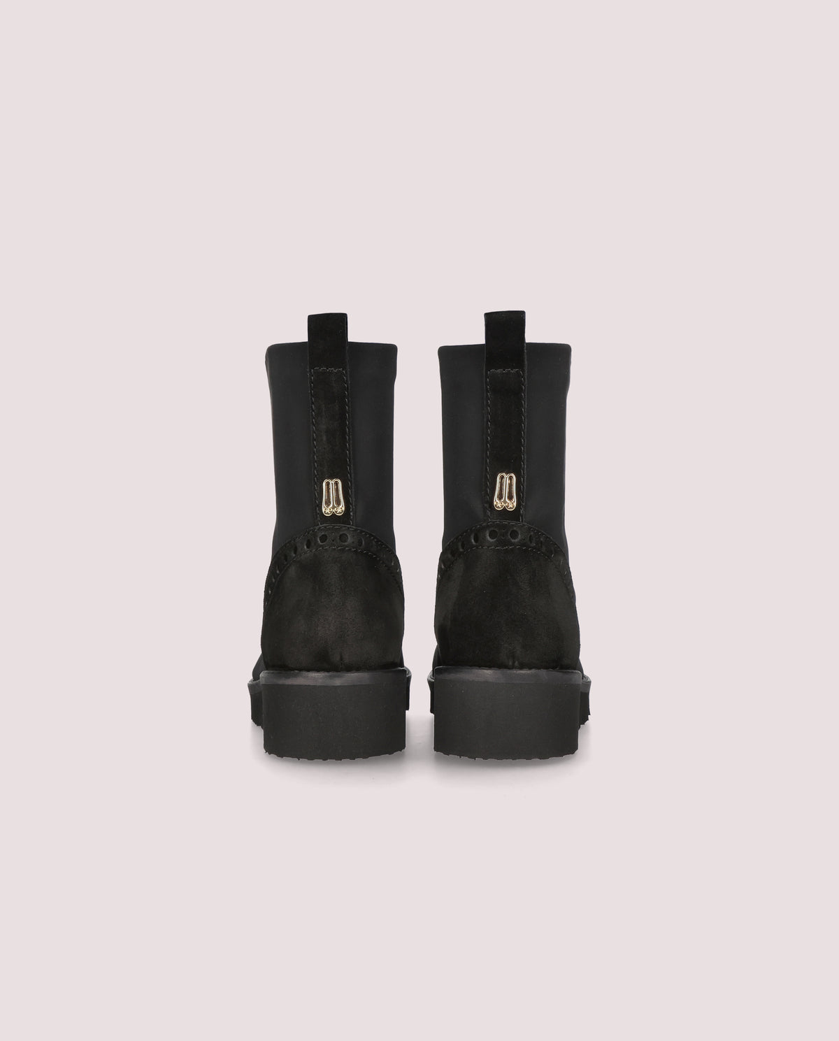 Botines Bette Negros Tejidos