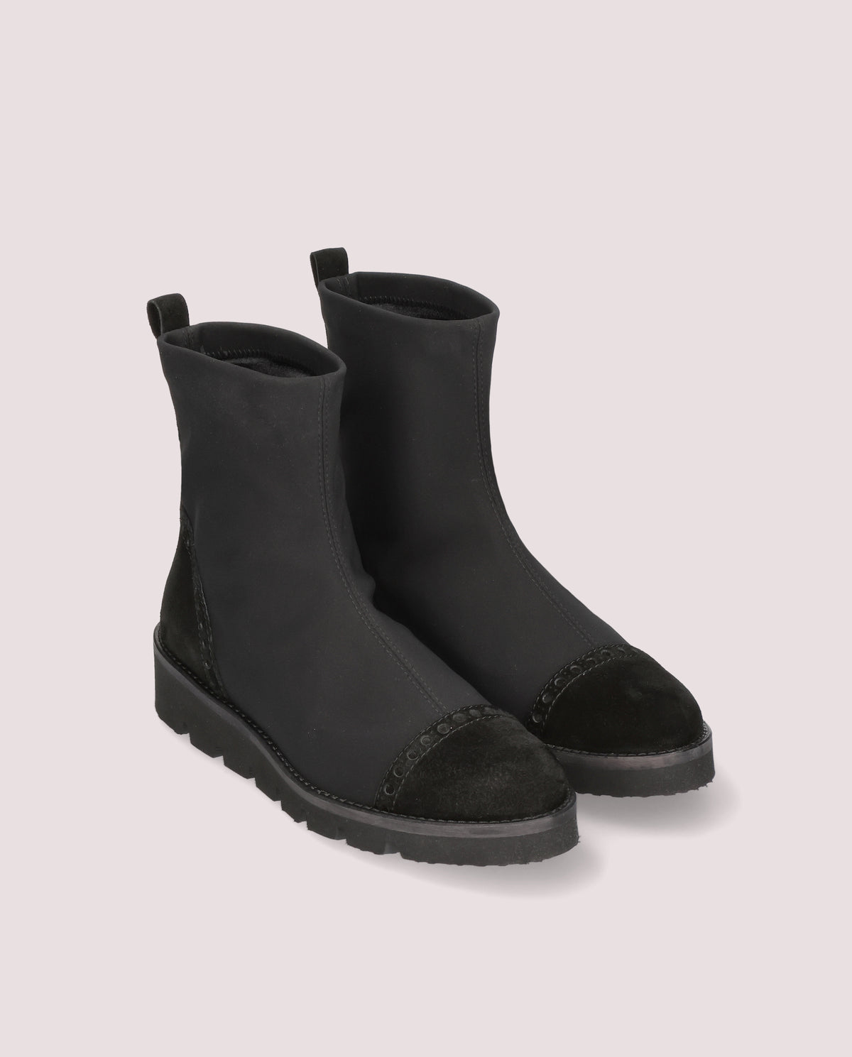 Botines Bette Negros Tejidos