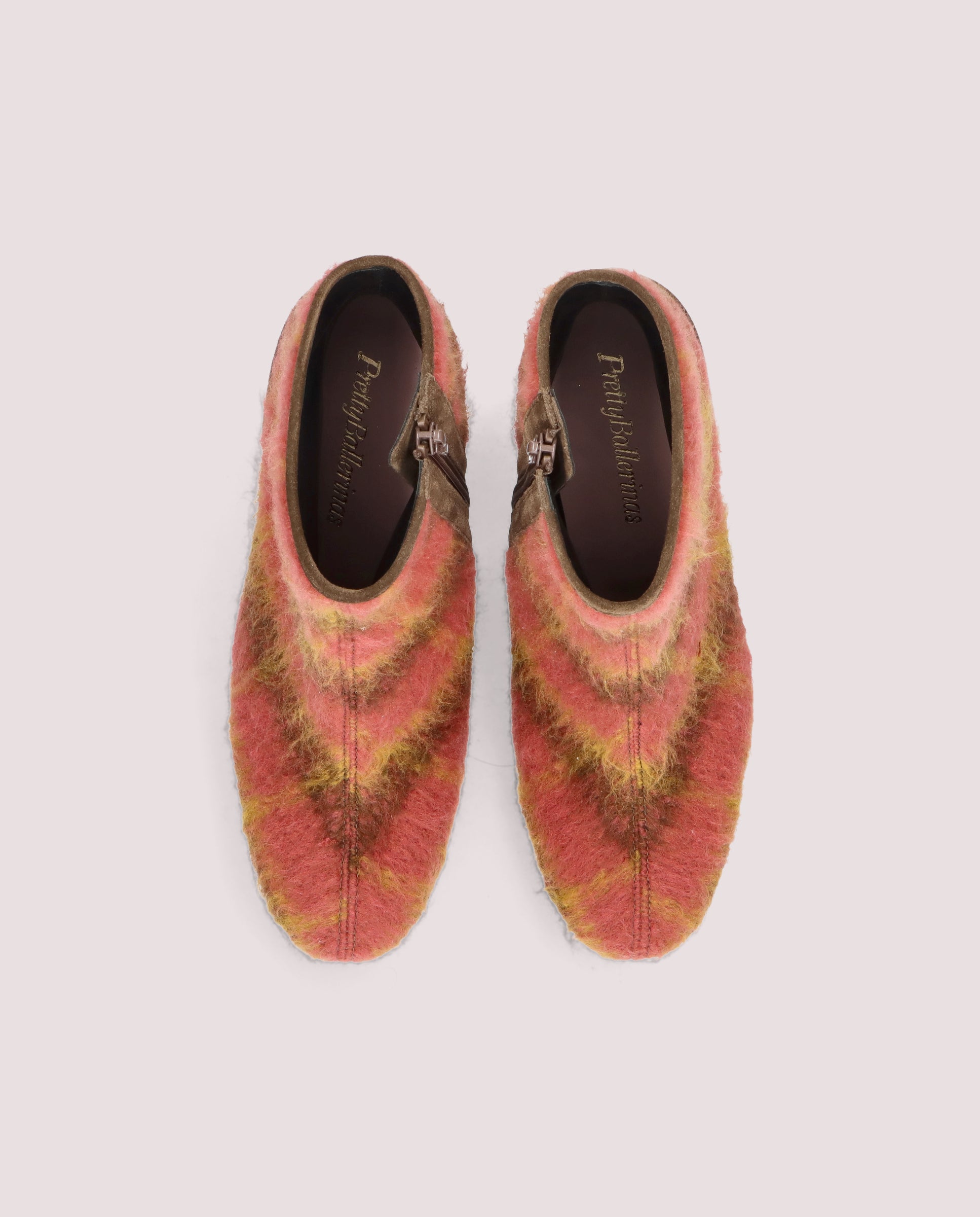 Alternative view of Jendayi ankle boot in tartan printed textile by PrettyBallerinas