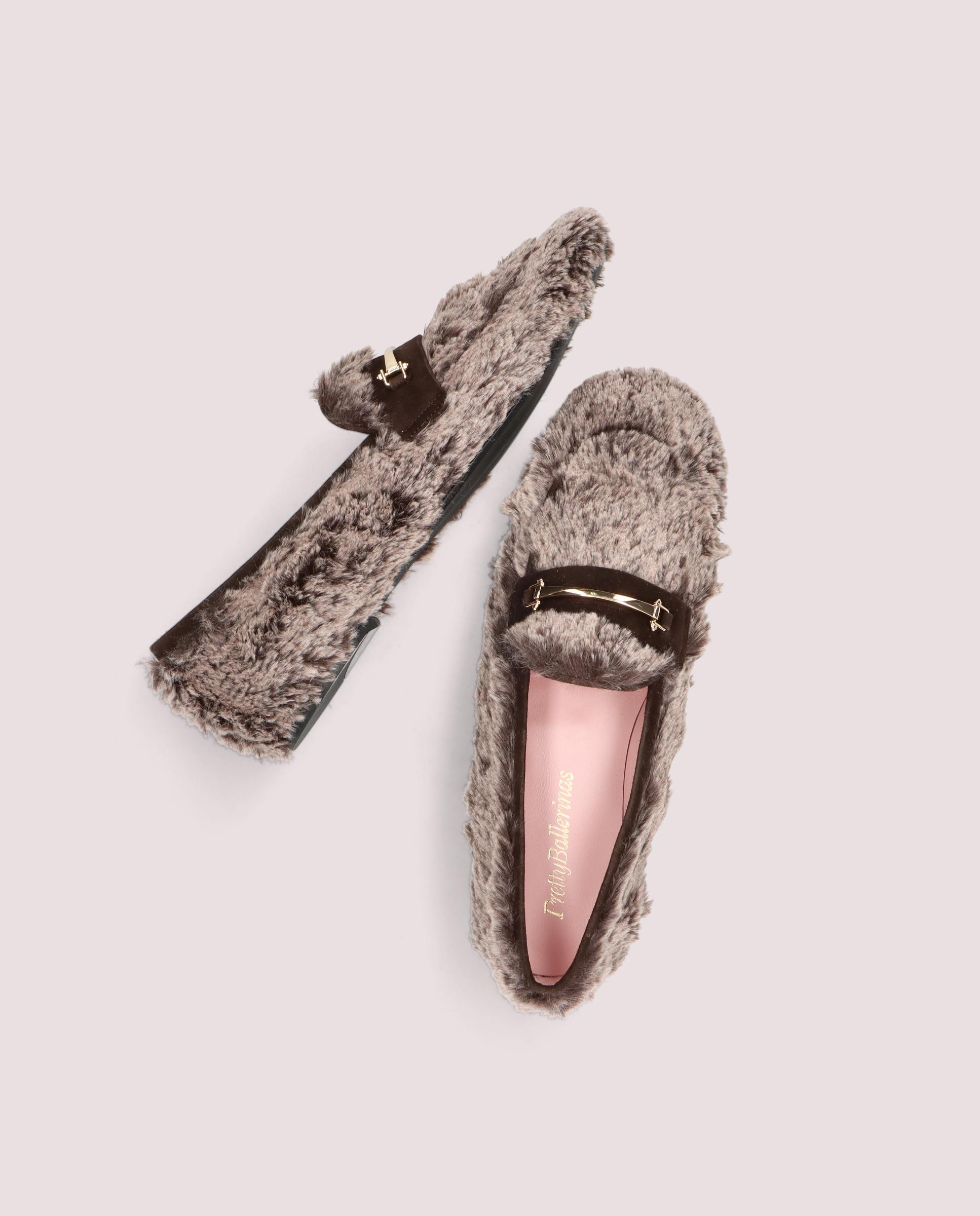 Loafers Faye Marrones Tejidos