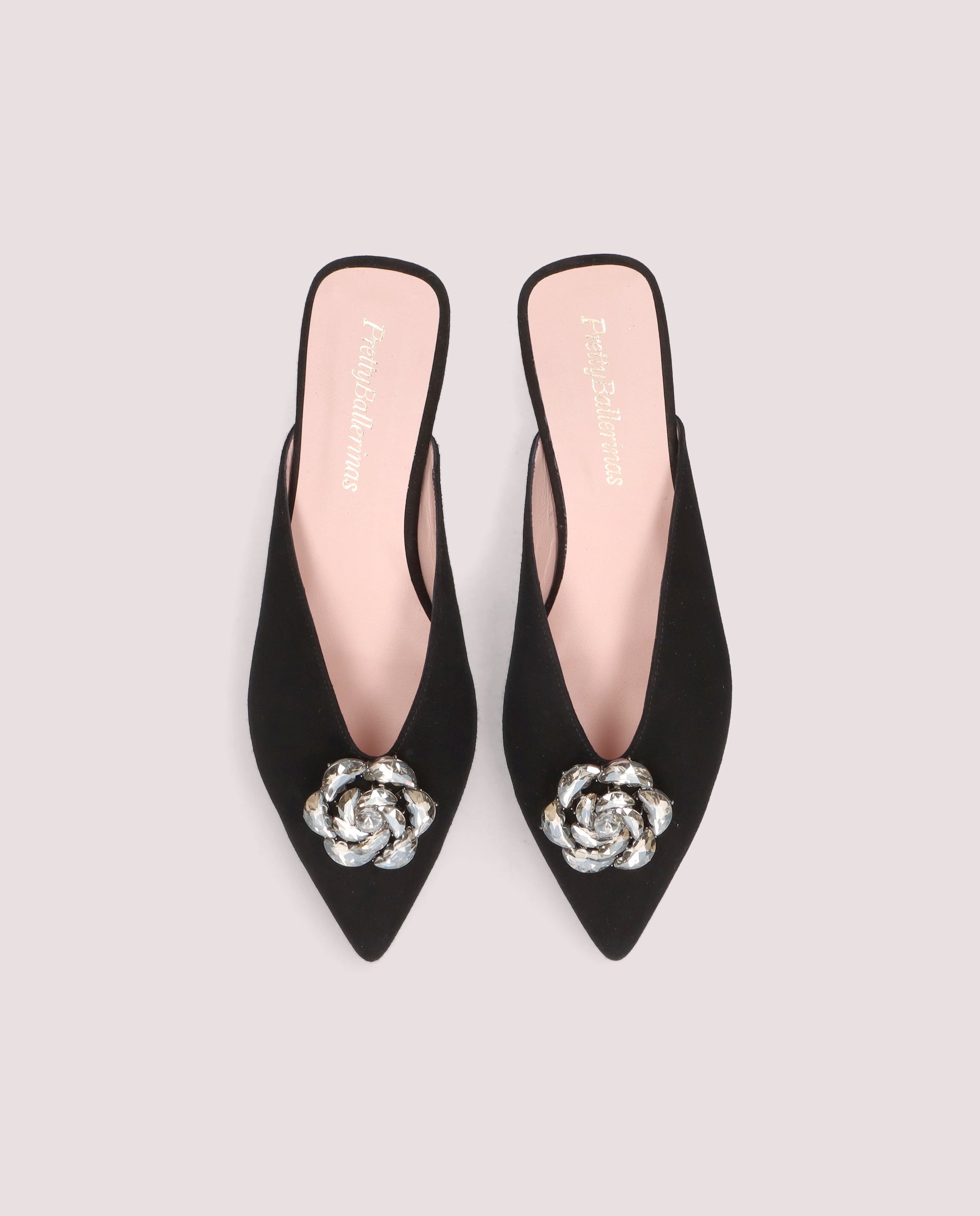 Mules Yvette Negros Ante