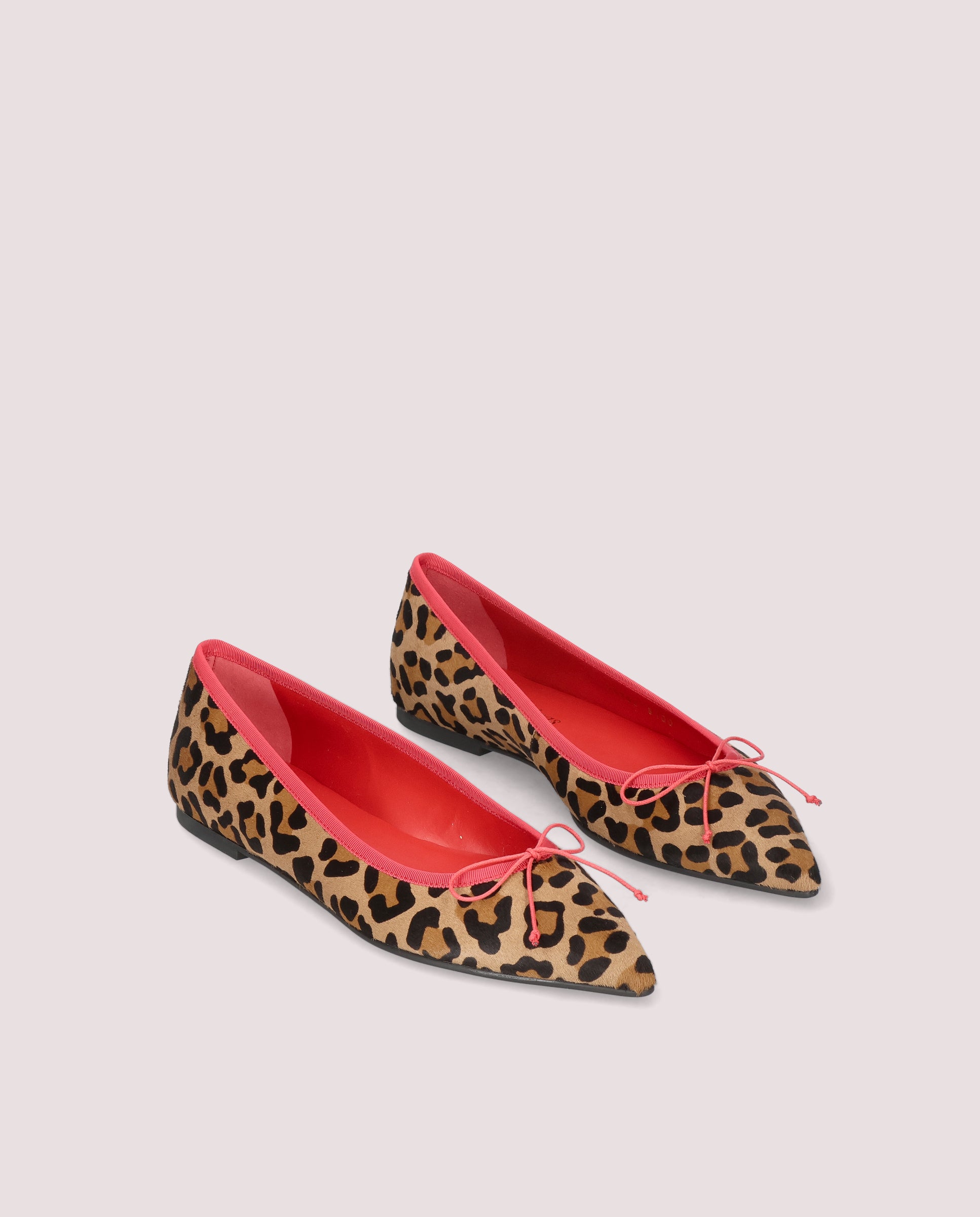Paris ballerina in leopard printed poni