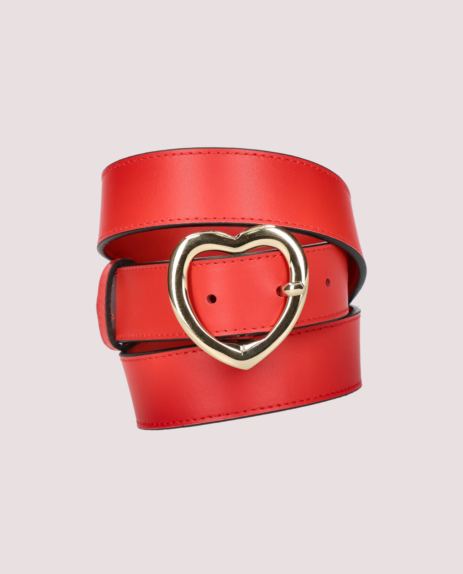 Image of Red leather belt by PrettyBallerinas