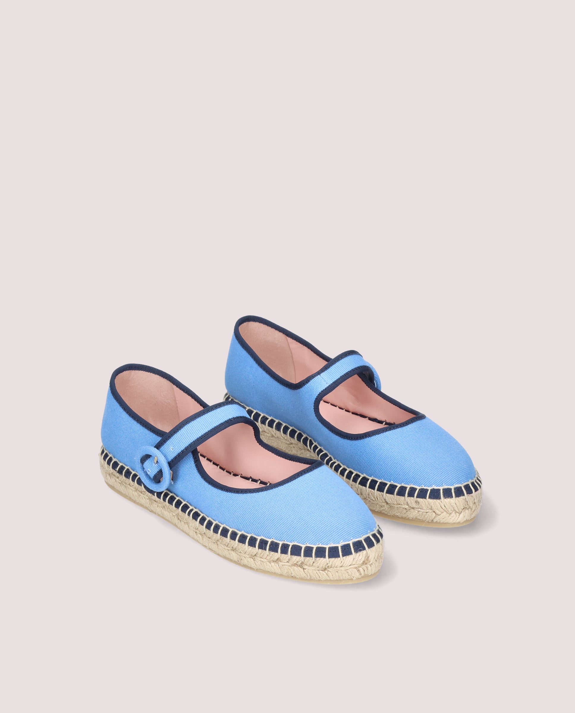 Alpargatas Esparto Athena Azules Tejidos