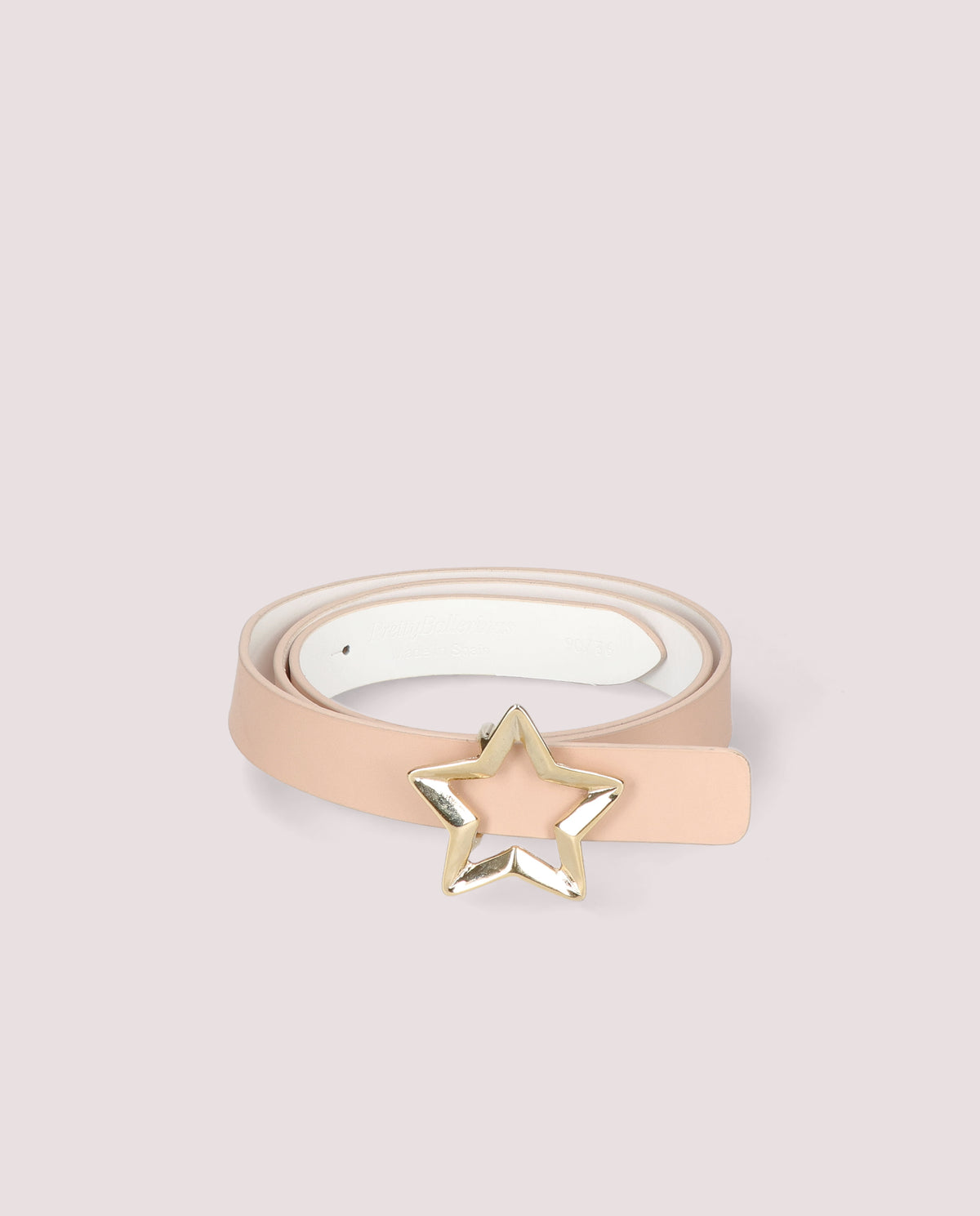 Cinturón piel rosa