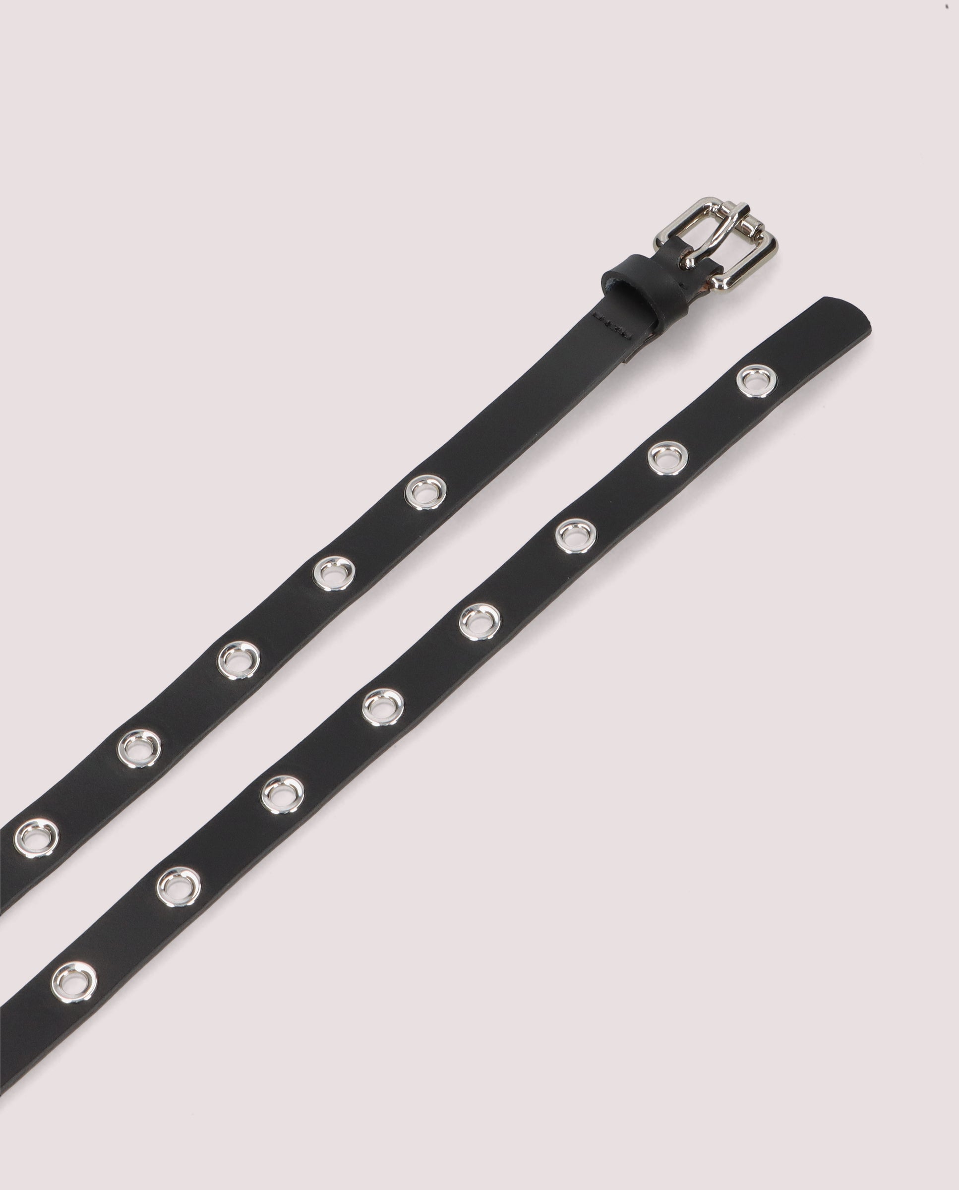 Alternative view of Black leather belt by PrettyBallerinas