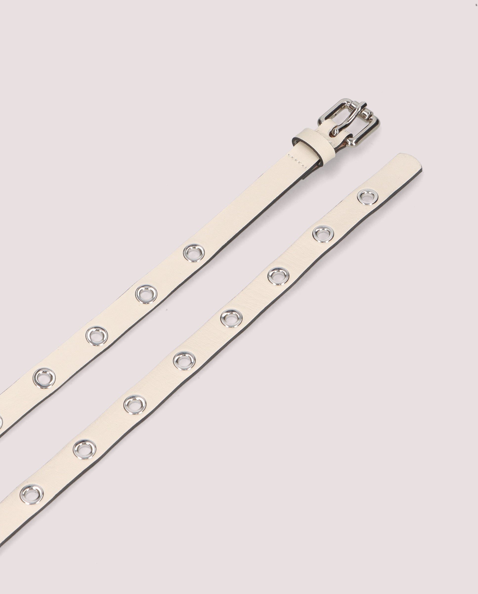 Alternative view of Ivory leather belt by PrettyBallerinas