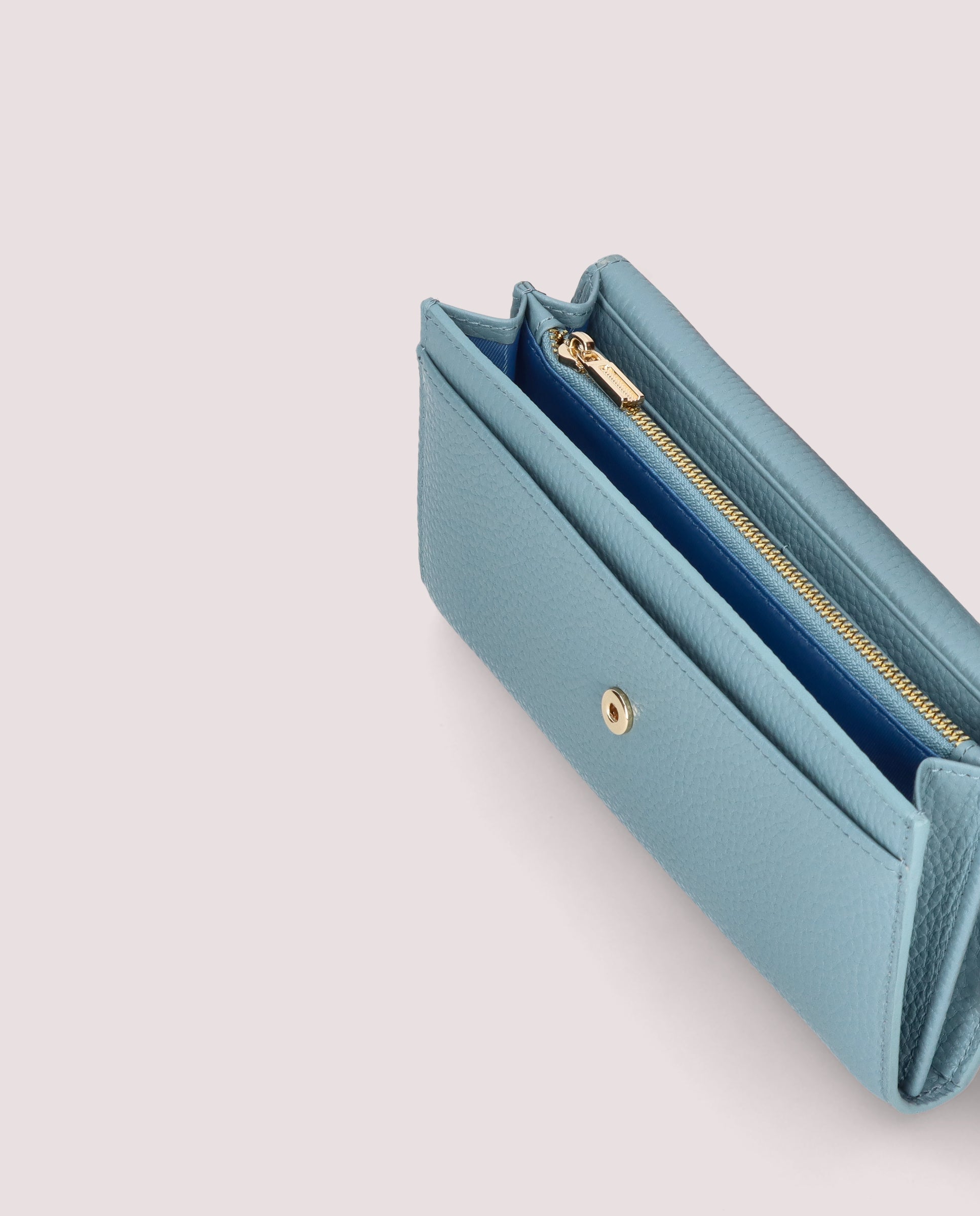 Carteras Bags Azules Piel