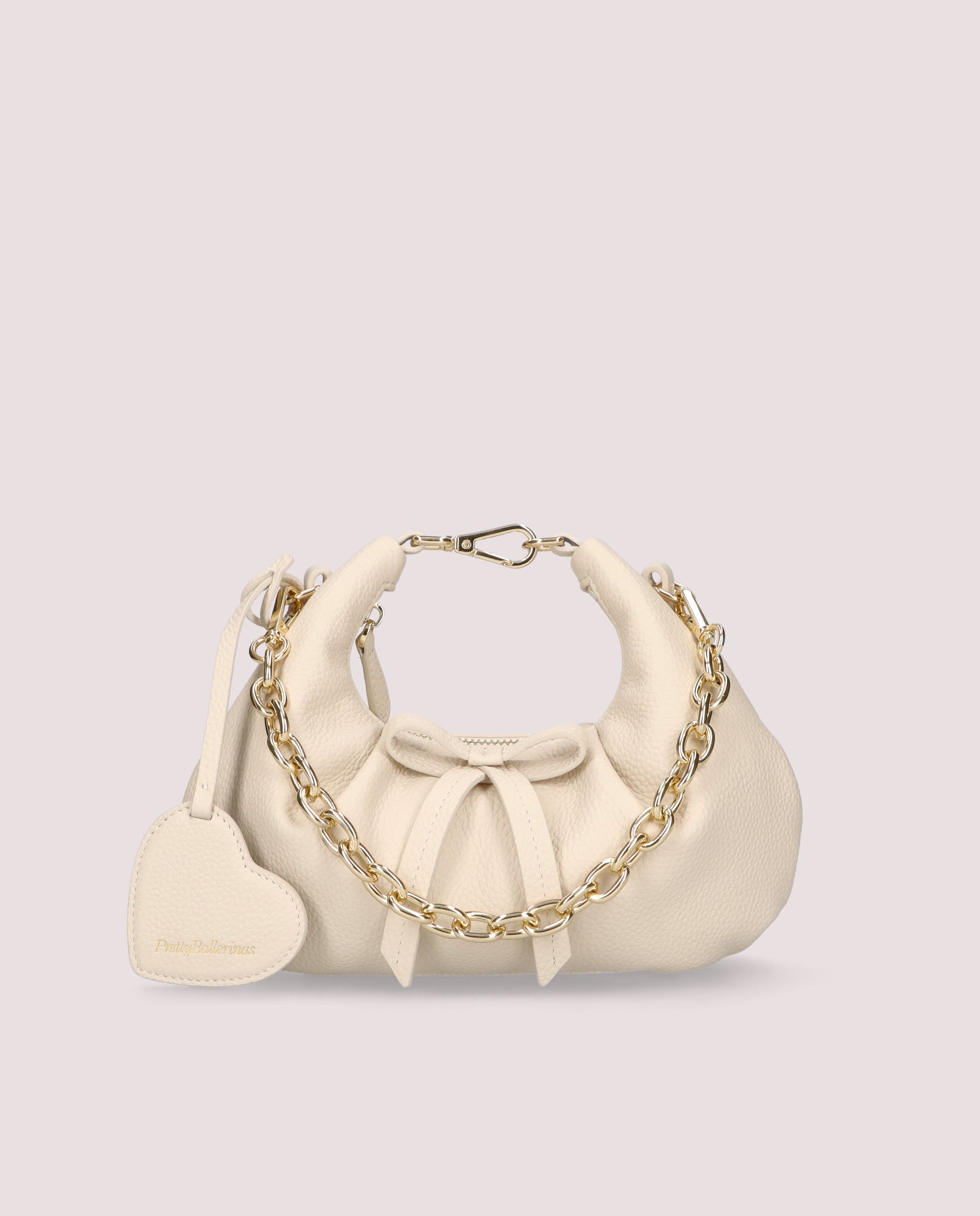 Image de Sac Mini Ballerina en cuir ivoire par PrettyBallerinas