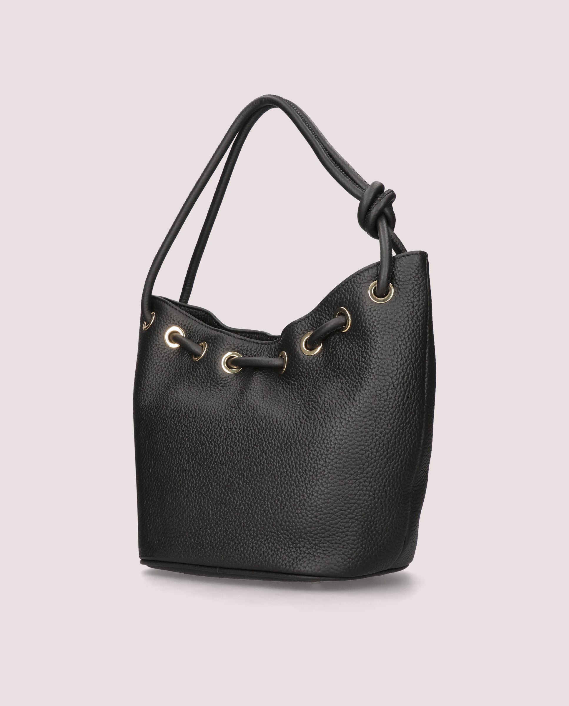 Schwarze Lederhandtaschen