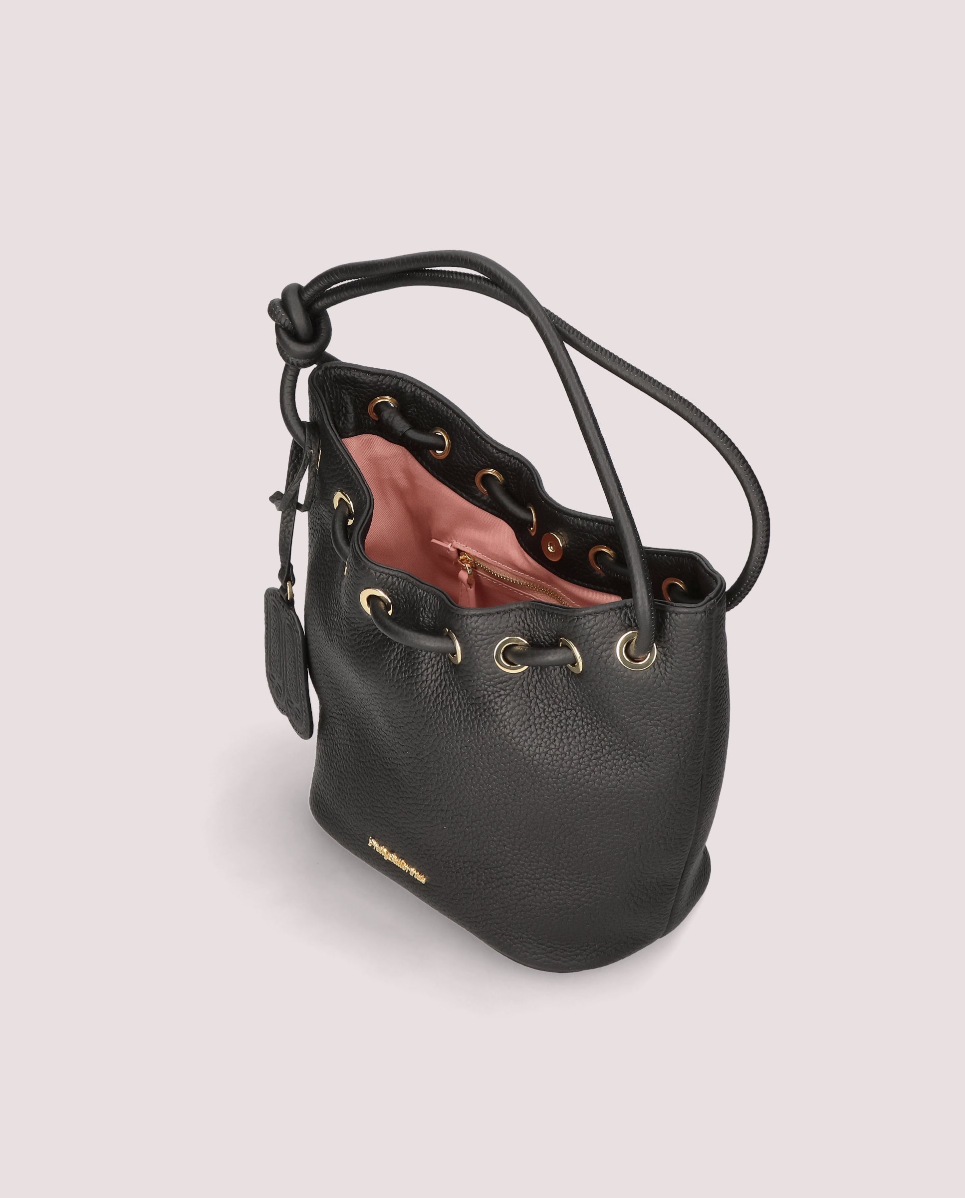 Schwarze Lederhandtaschen