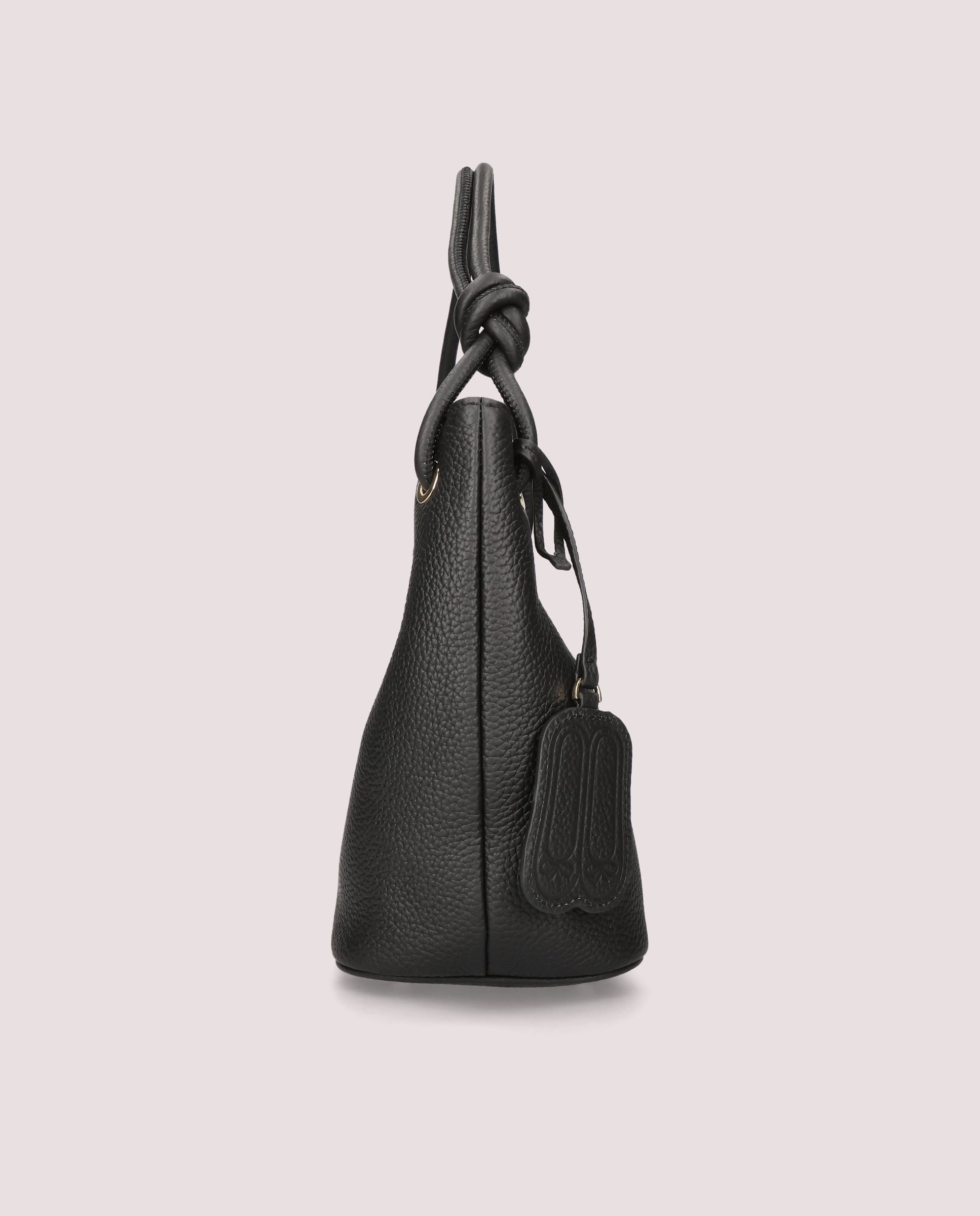 Schwarze Lederhandtaschen