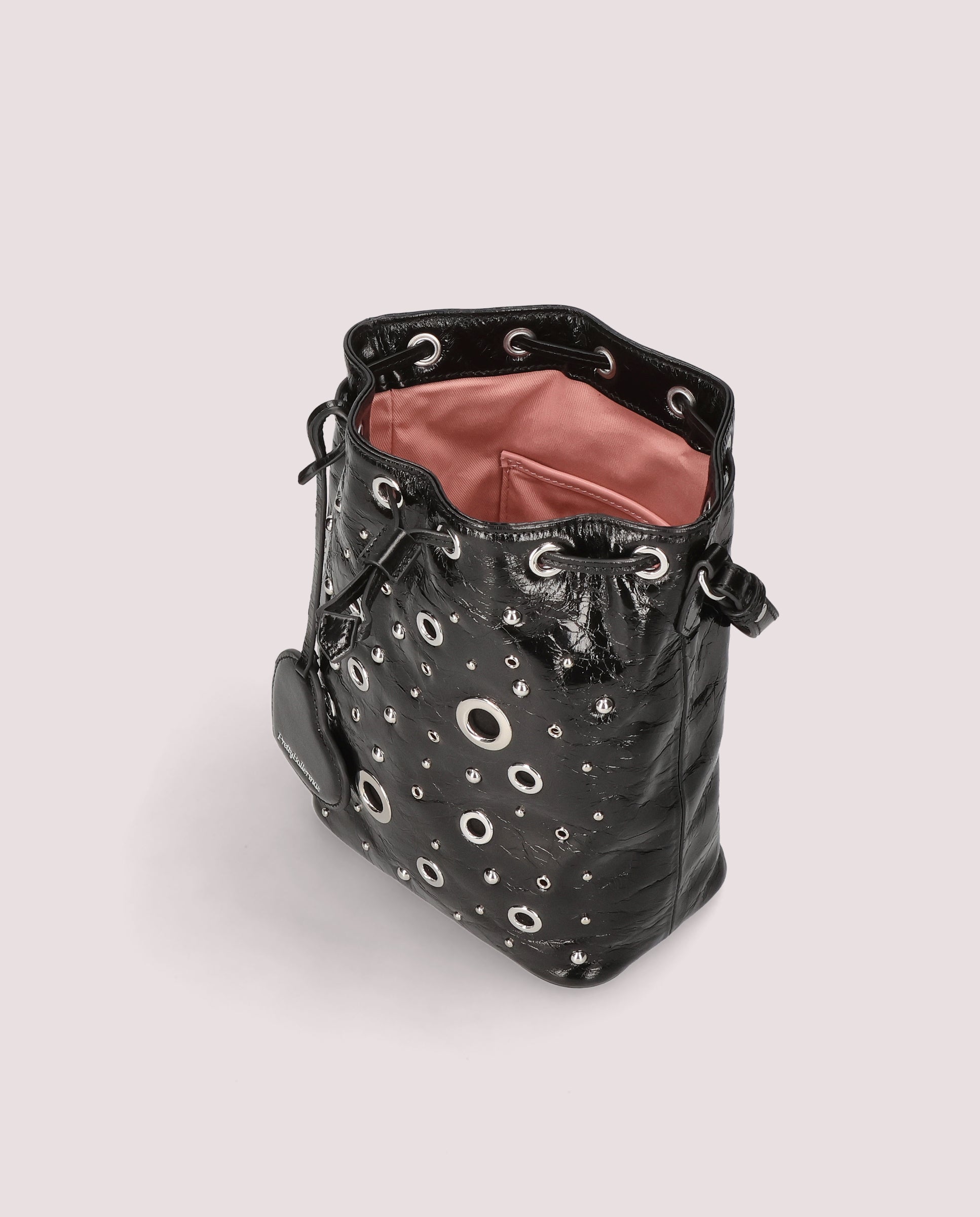 Schwarze Lackhandtaschen