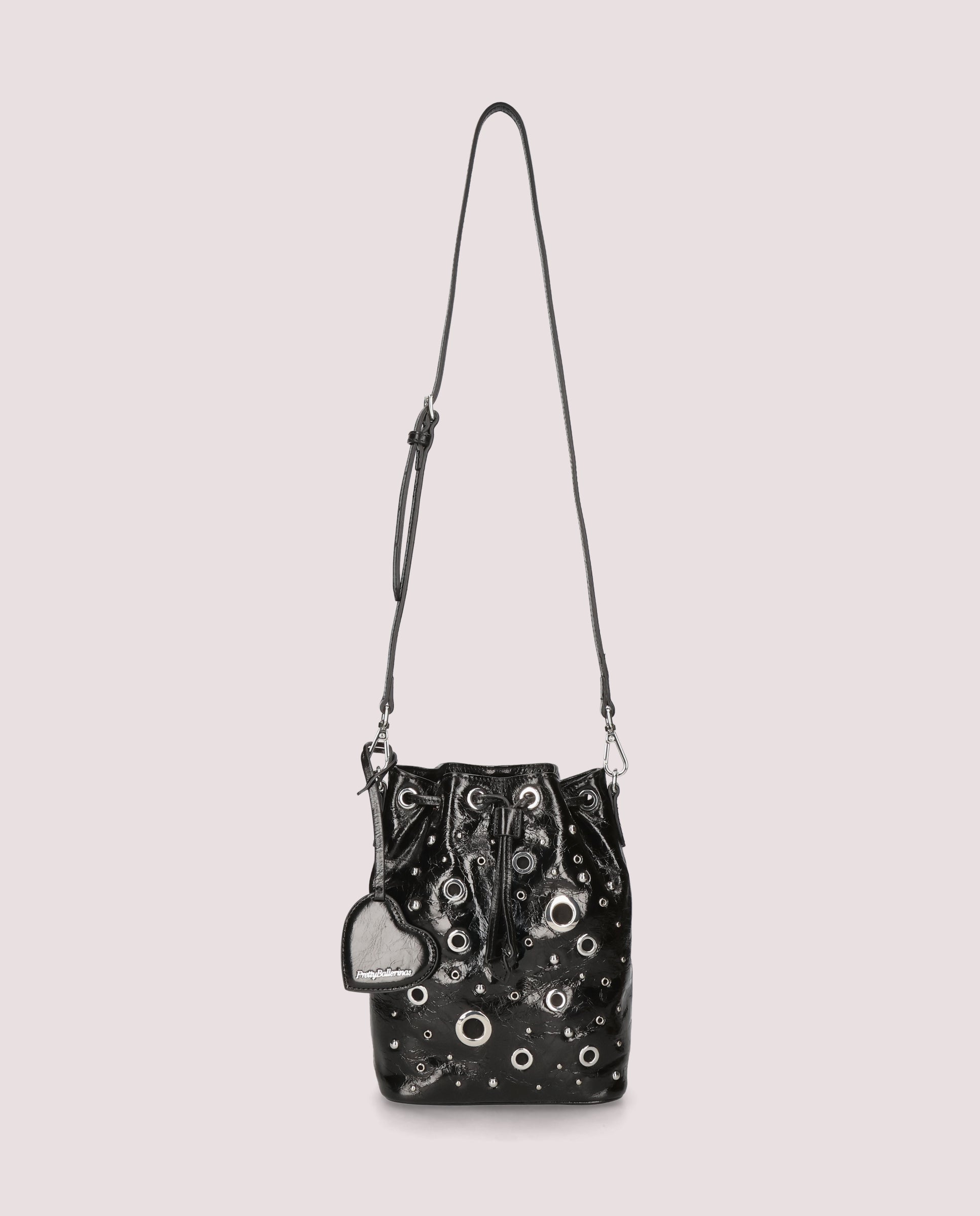 Schwarze Lackhandtaschen