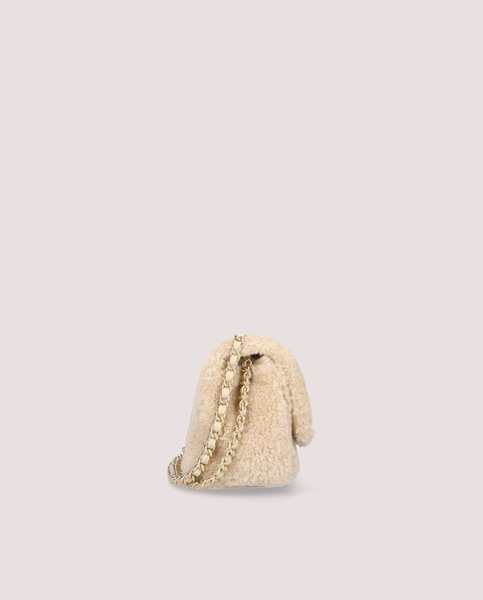 Beige Taschen aus Gewebe