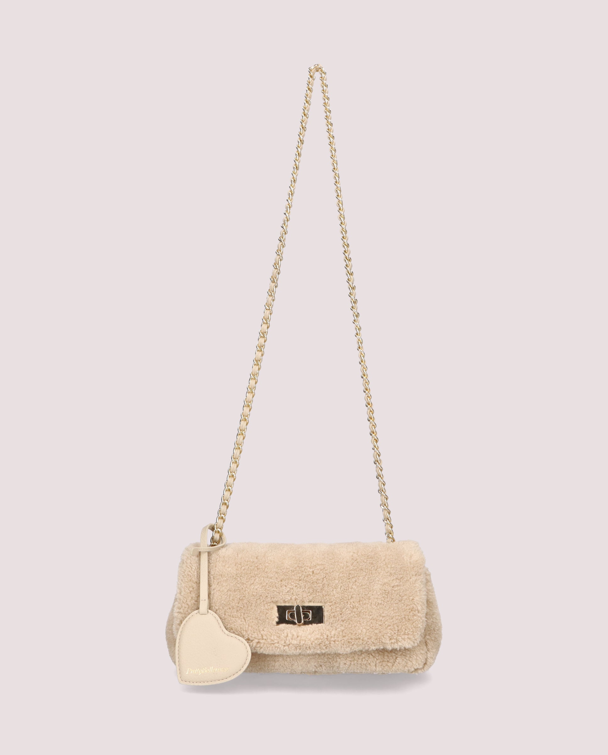 Beige Taschen aus Gewebe