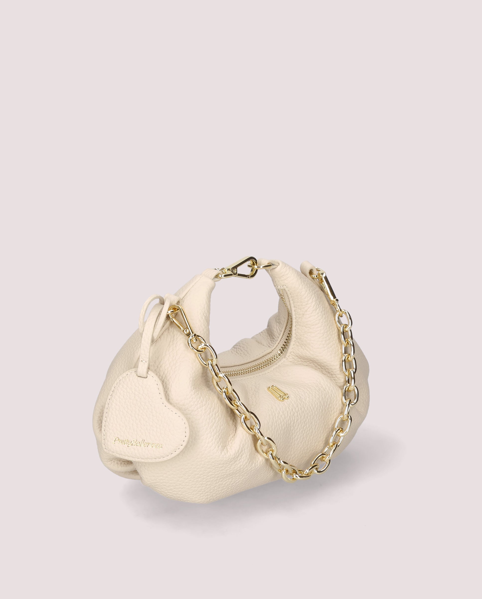 Alternative view of Mini ballerina bag in ivory leather by PrettyBallerinas