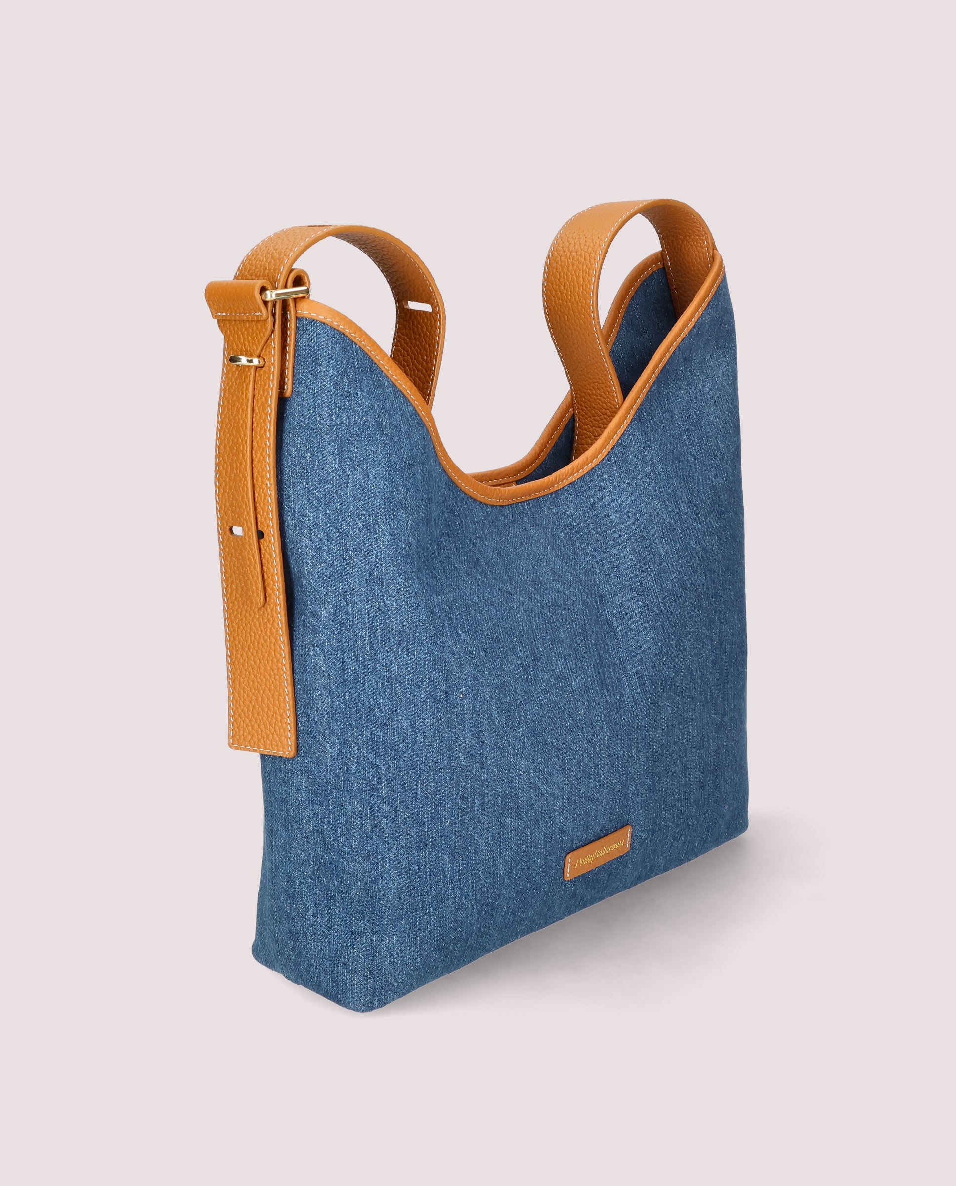 Alternative view of Hobo bag in blue denim by PrettyBallerinas