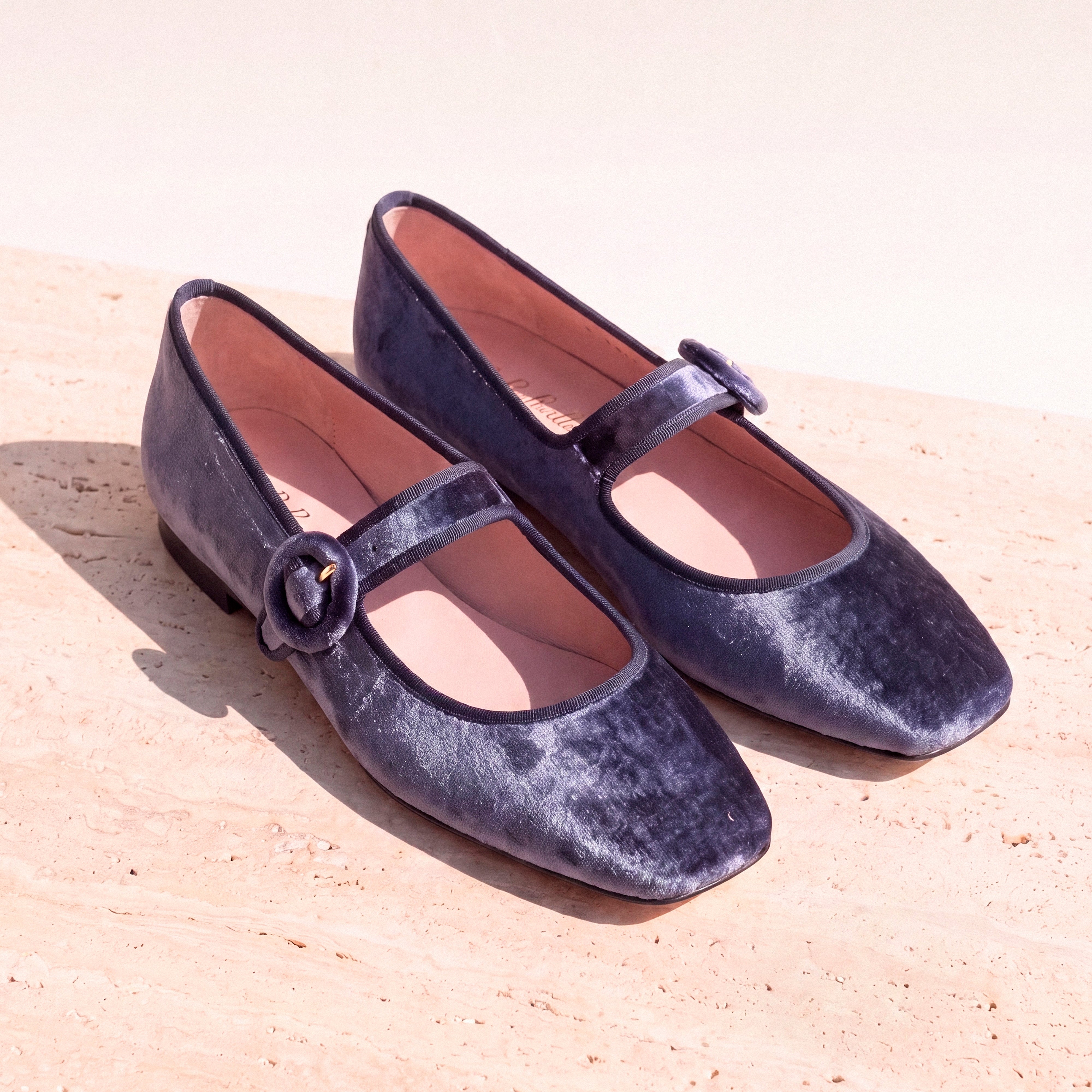 Clementine Black Patent Ballet flats