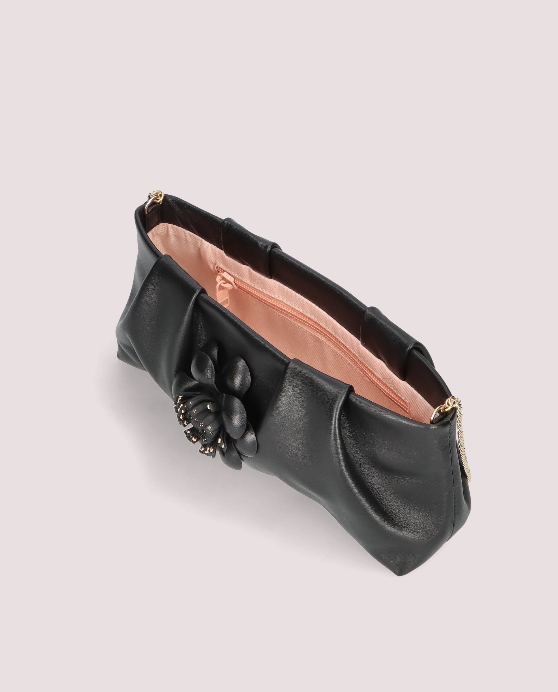 Schwarze Lederhandtaschen