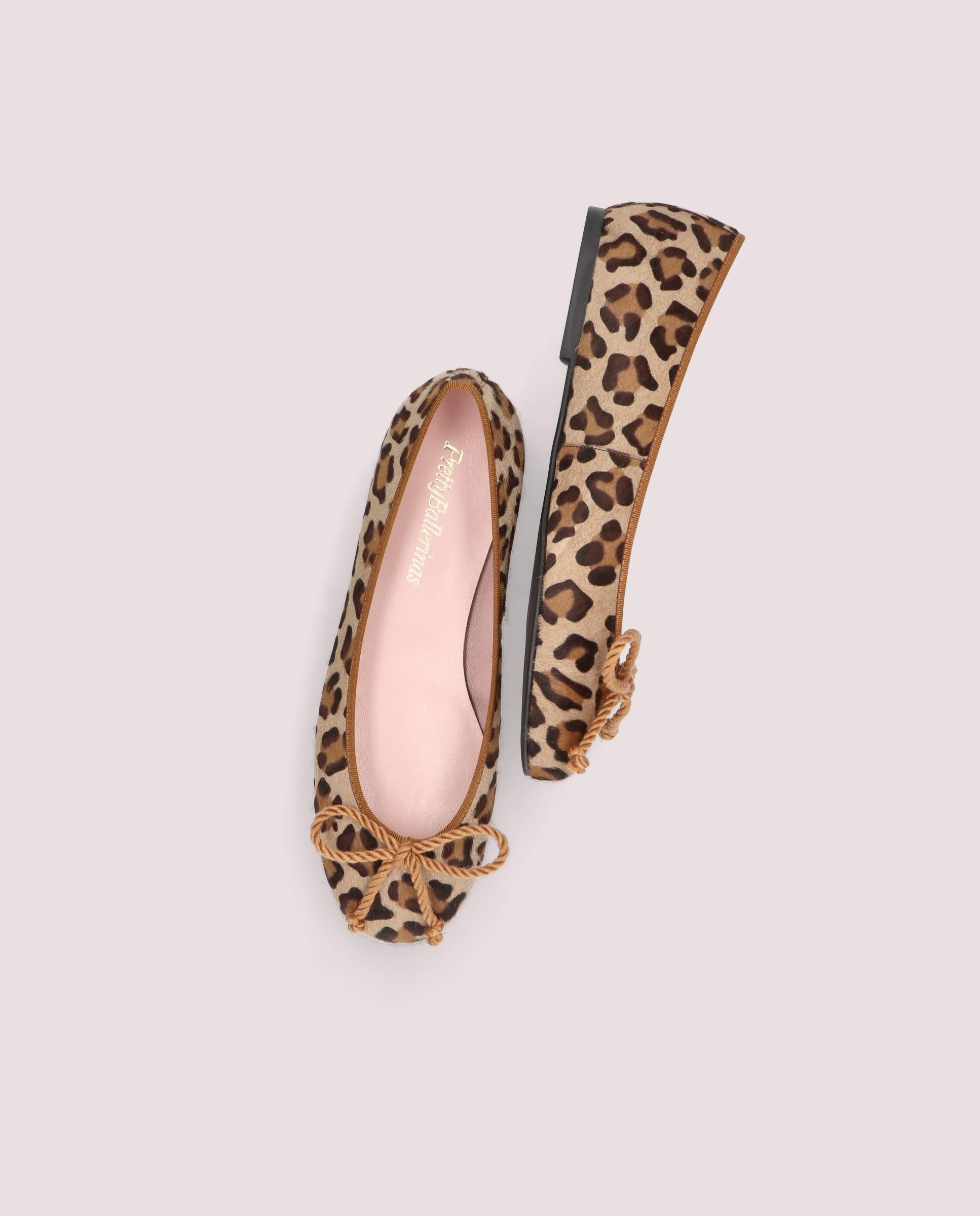 ♡pretty ballerinas Rosario ballerina in leopard printed poni