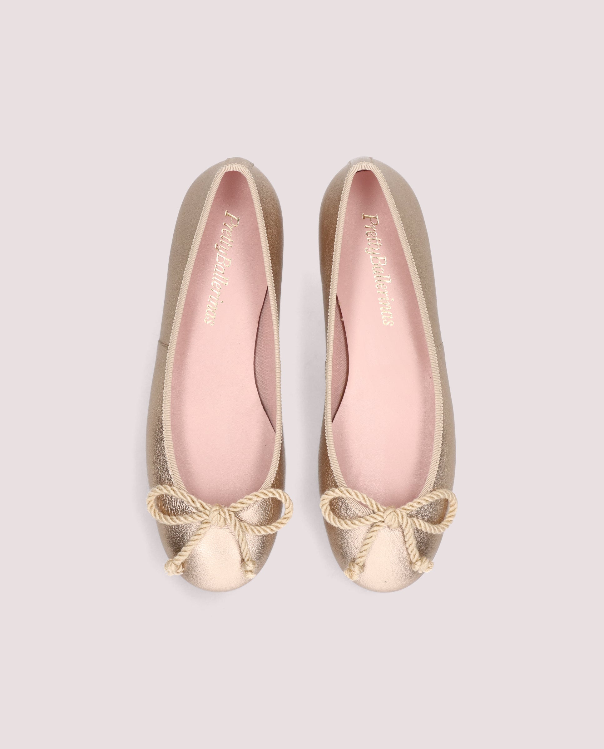 Rosario Ballet Flats GOLDEN METALLIC LEATHERS