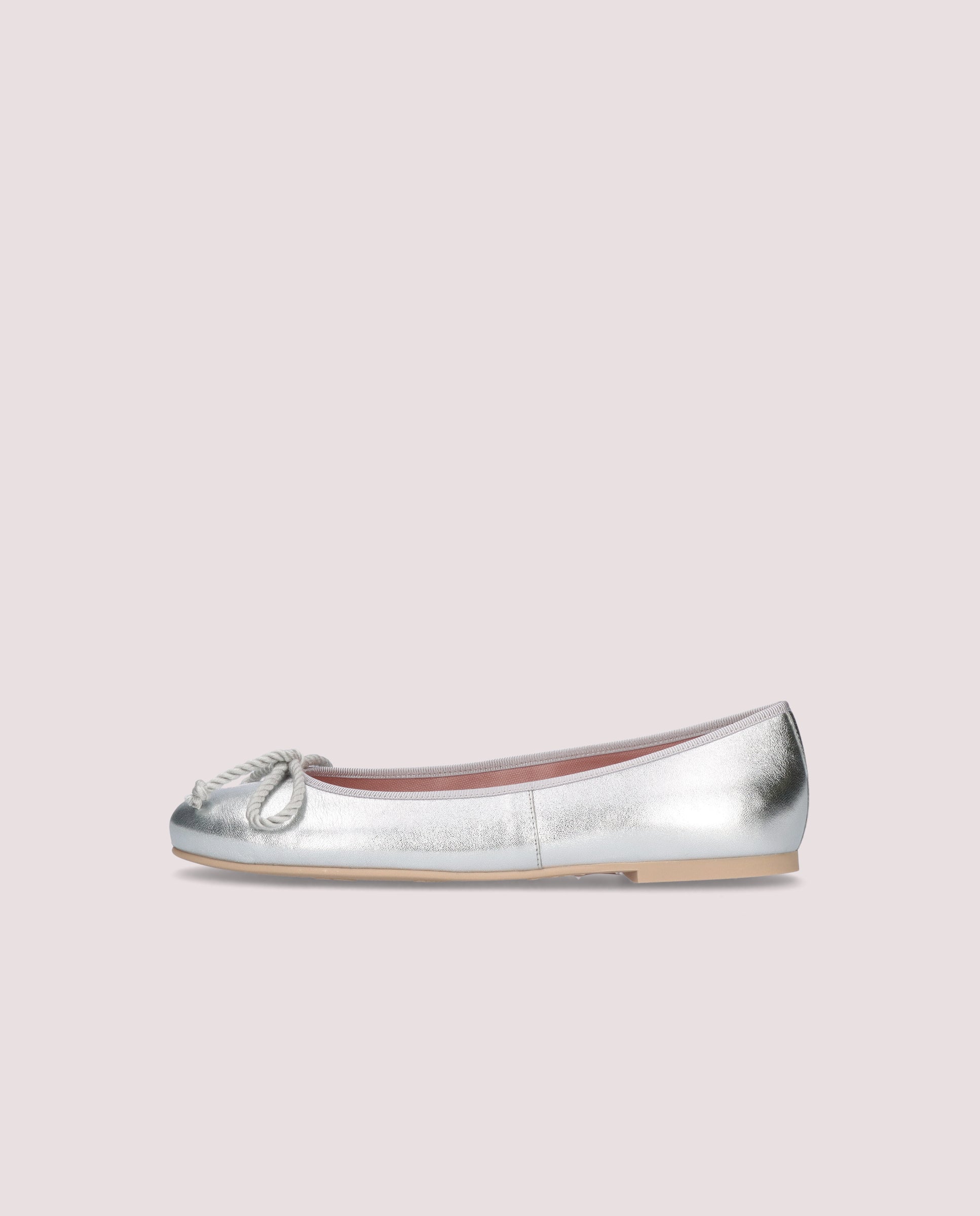 Rosario Ballet Flats SILVER METALLIC LEATHERS