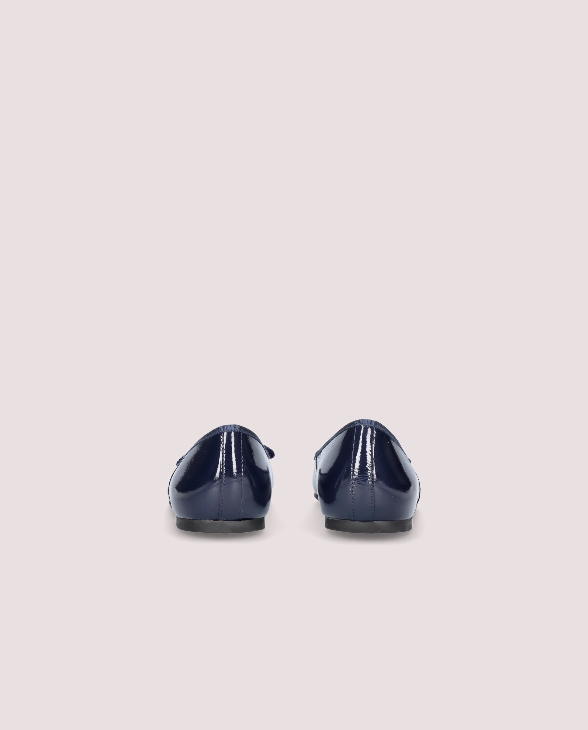 Ballerines Rosario en cuir verni bleu marine