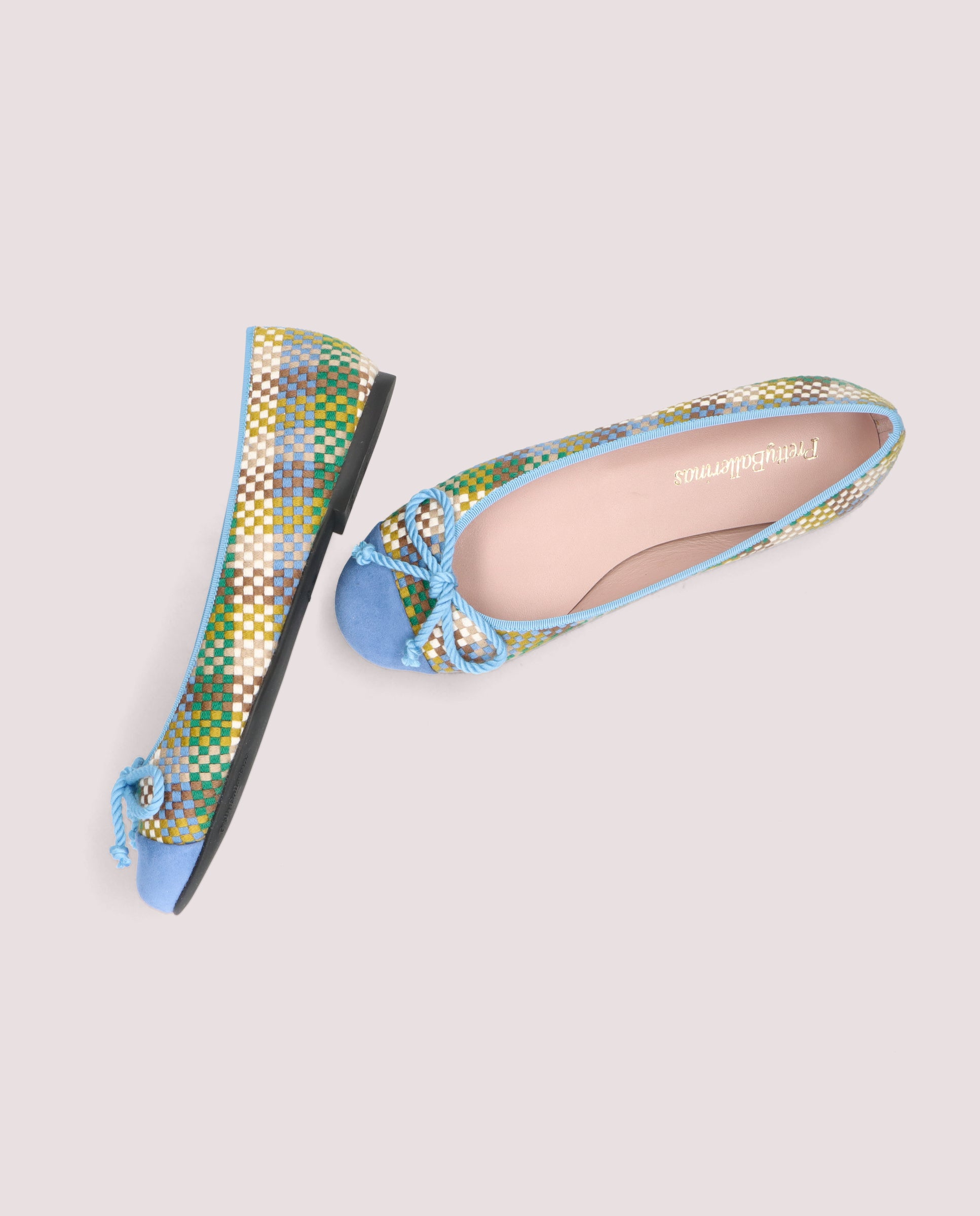 Bailarinas Rosario Multicolores Ante