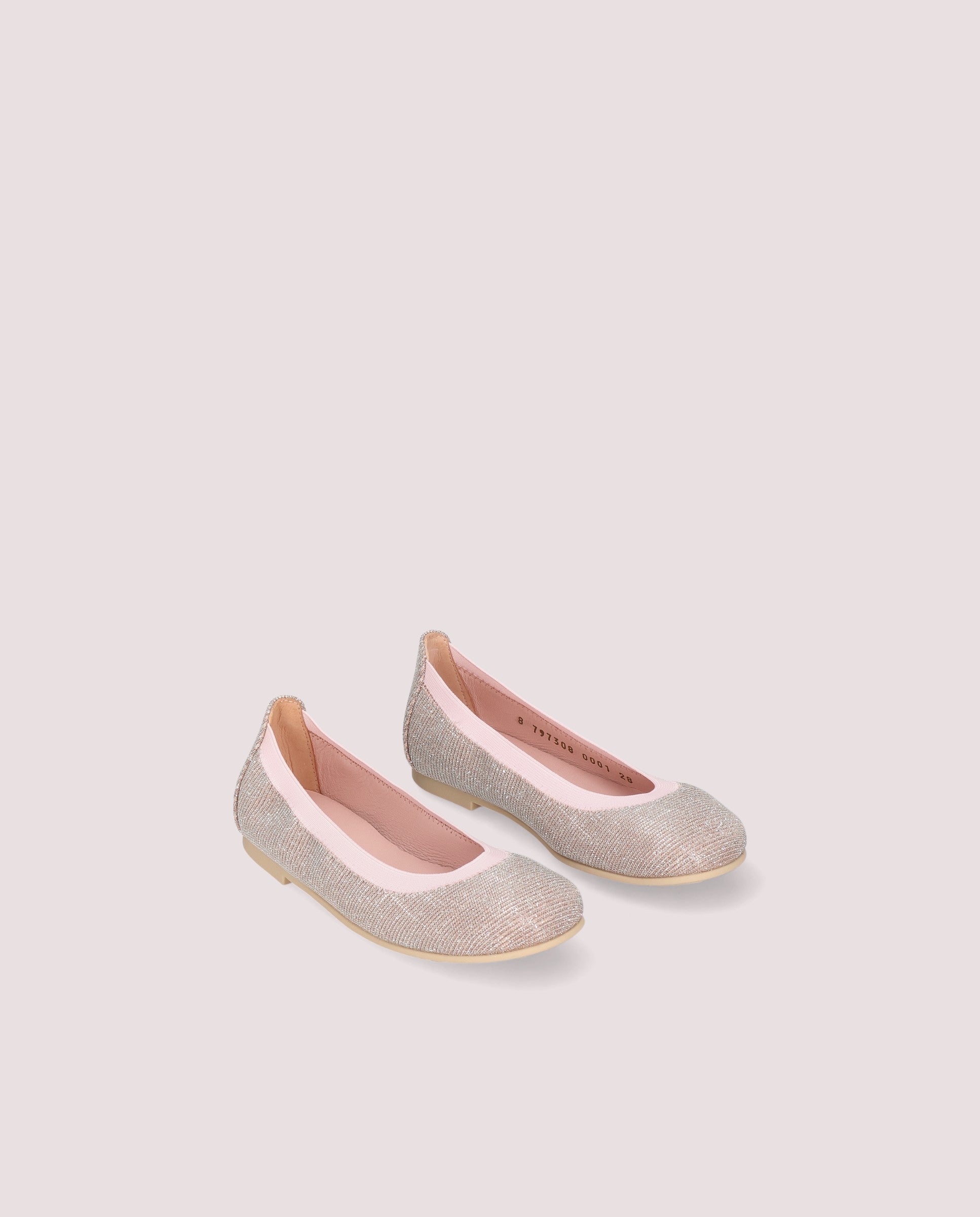 Imagen de Bailarinas Hannah Plateados Tejidos metalizados por PrettyBallerinas