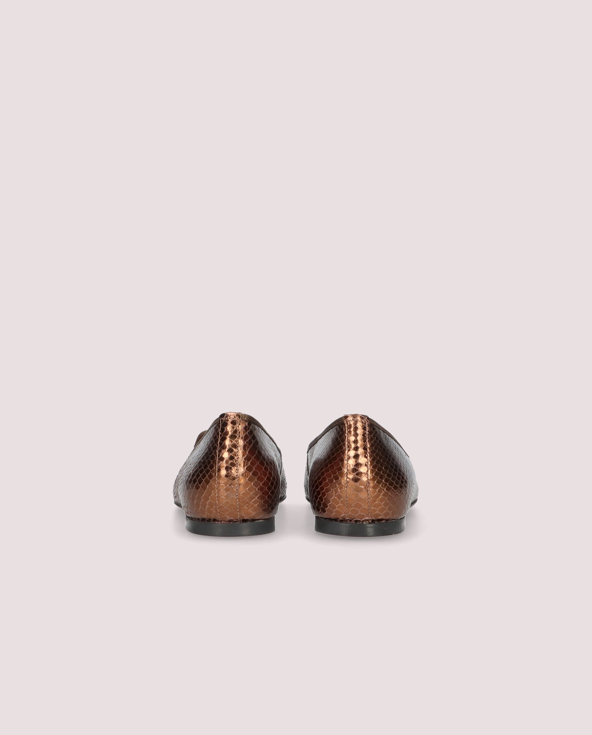 Loafers Faye Dorados Pieles metalizadas