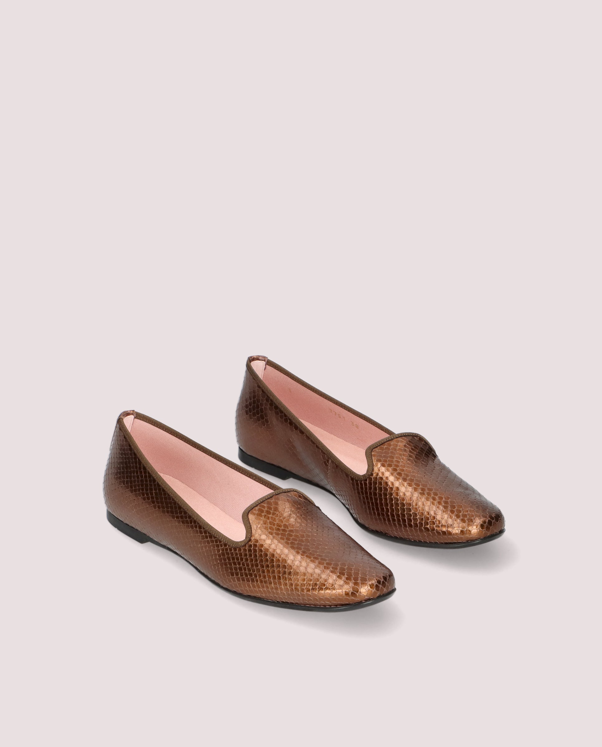 Loafers Faye Dorados Pieles metalizadas