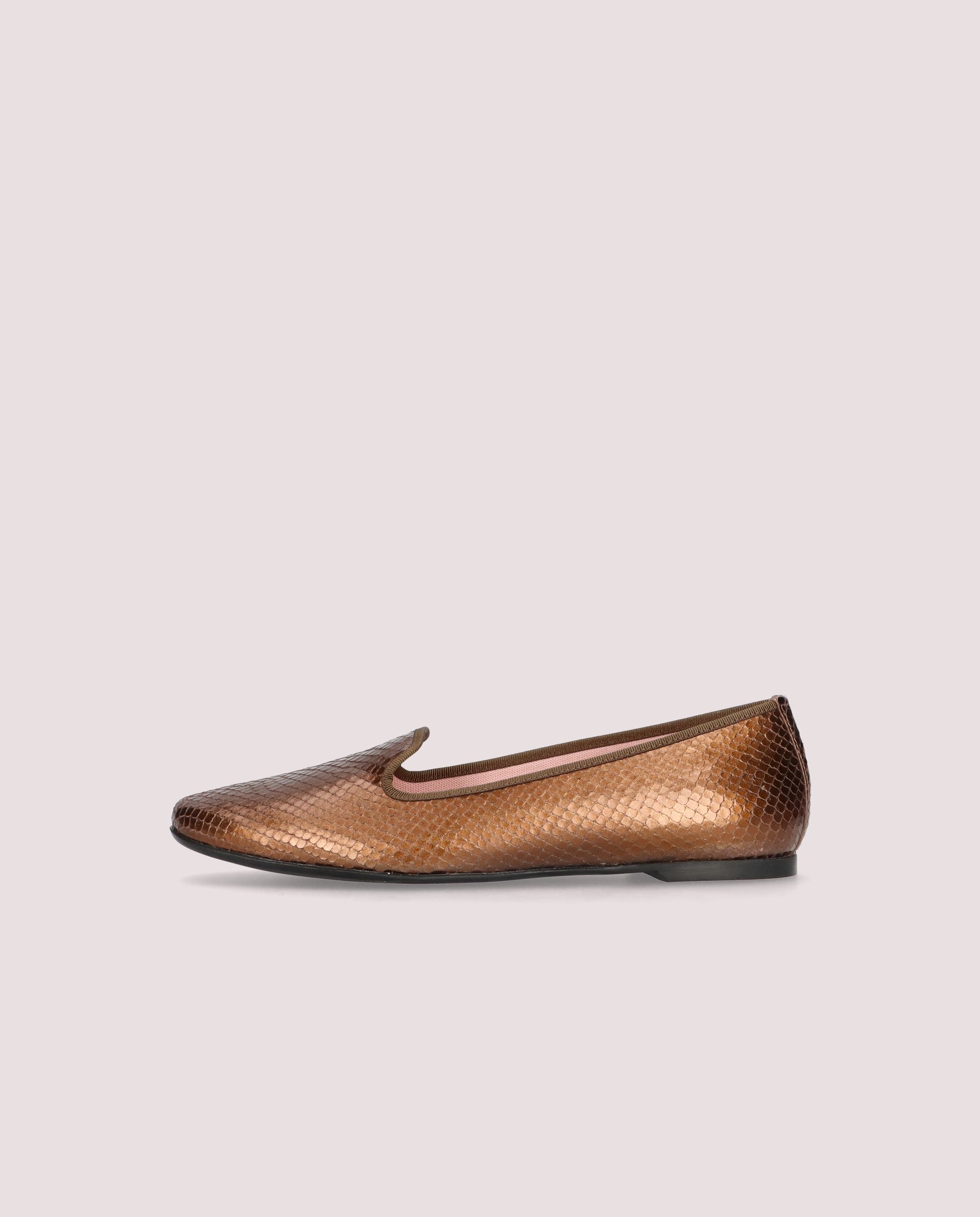Loafers Faye Dorados Pieles metalizadas