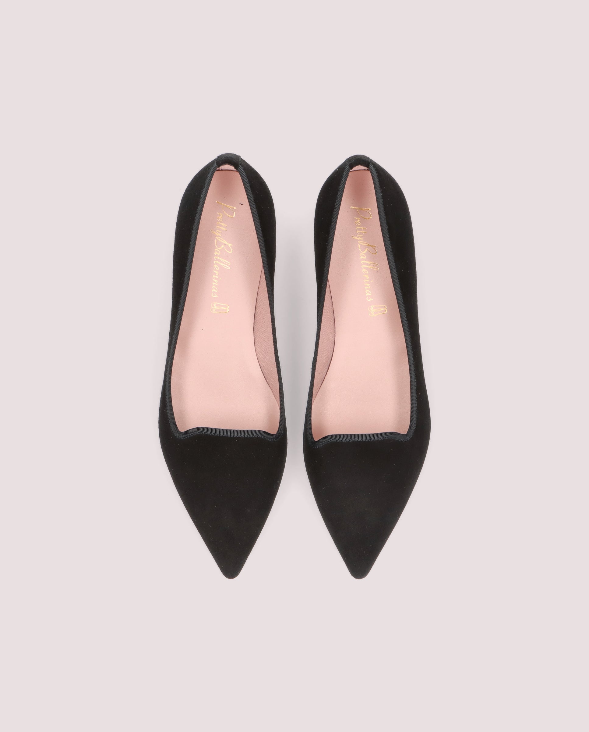 Loafers Ella Negros Ante | Pretty Ballerinas