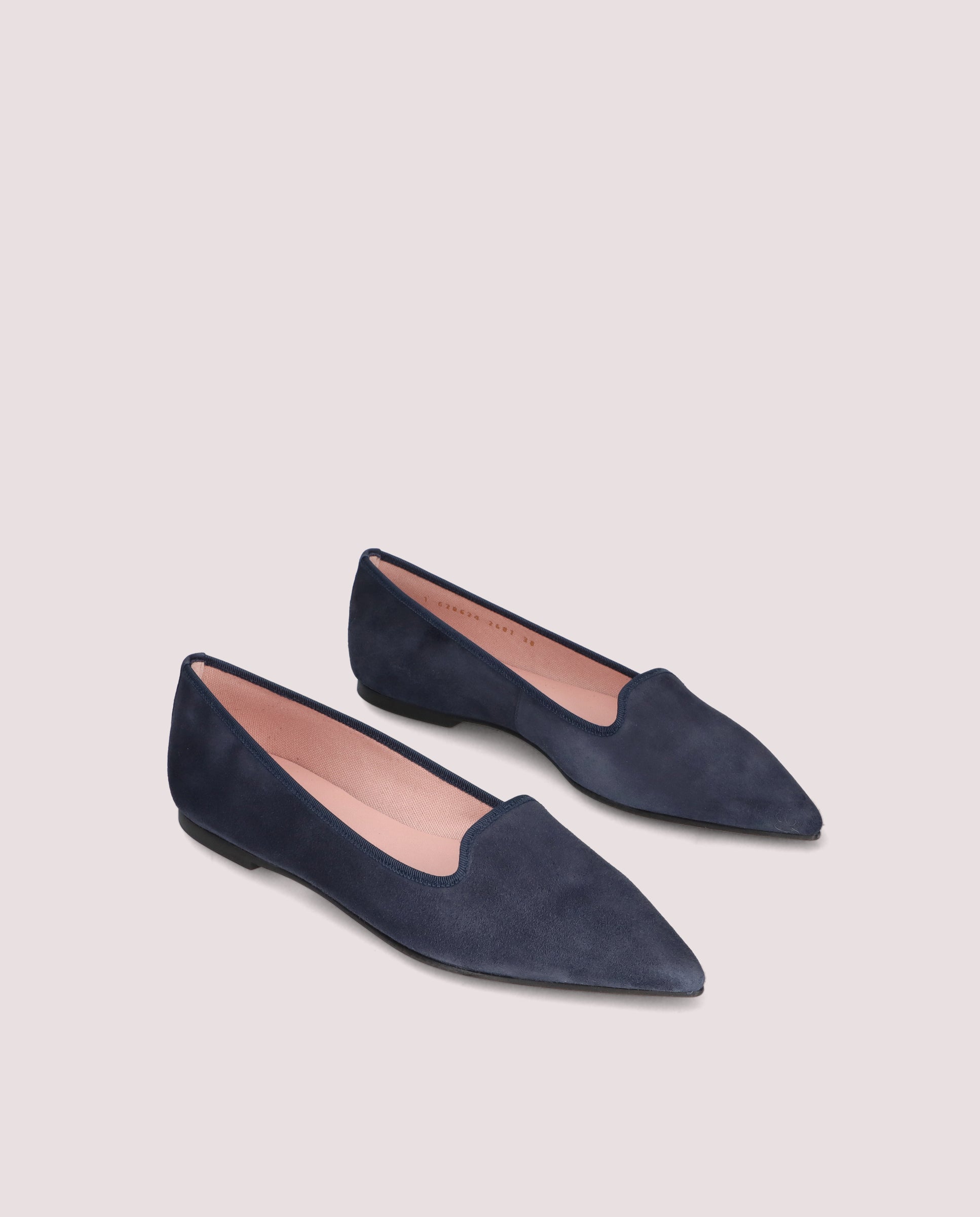 Vista alternativa de Loafers Ella Azules Ante por PrettyBallerinas
