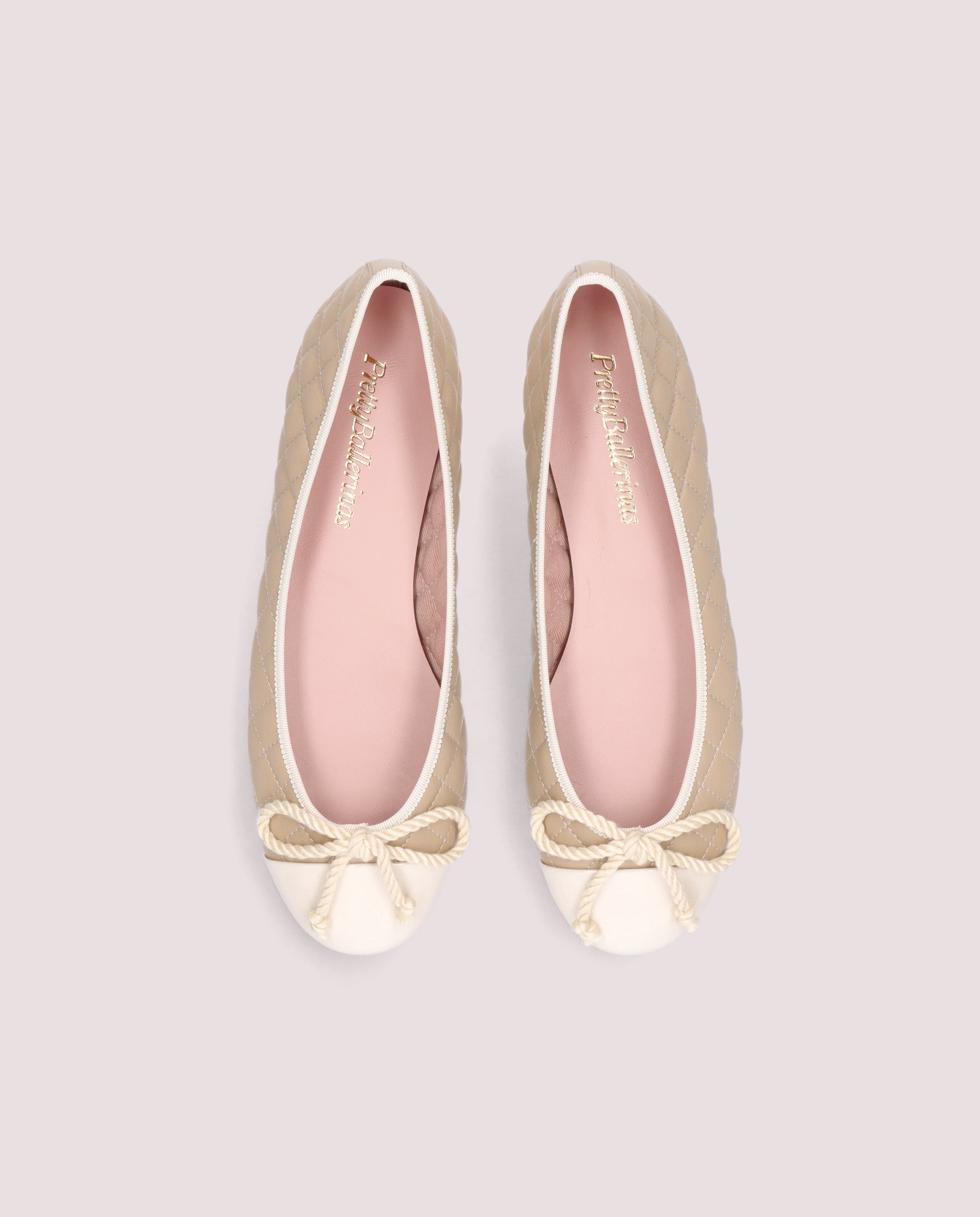 Vista alternativa de Bailarinas Rosario Blancos Piel por PrettyBallerinas