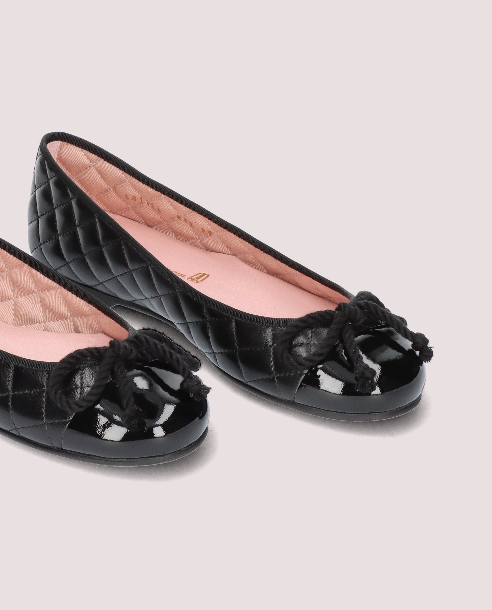 Rosario Ballet Flats BLACK LEATHER
