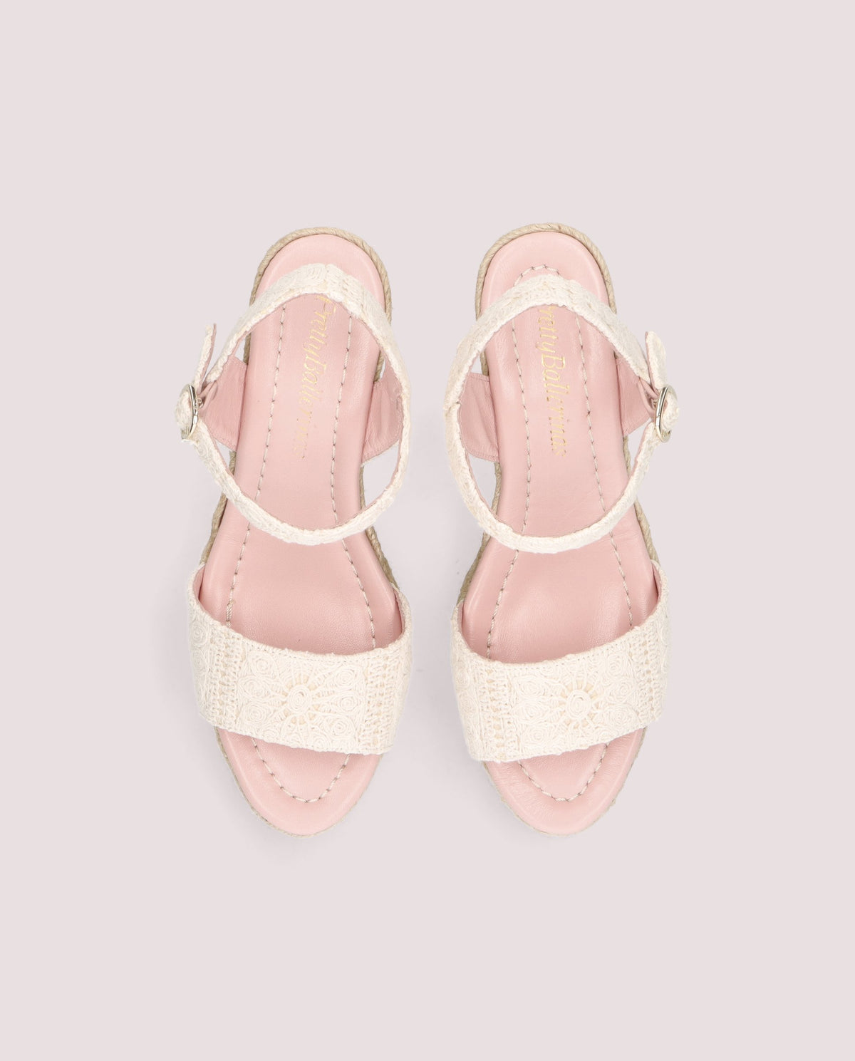 Vista alternativa de Alpargatas Esparto Deborah Beiges Tejidos por PrettyBallerinas