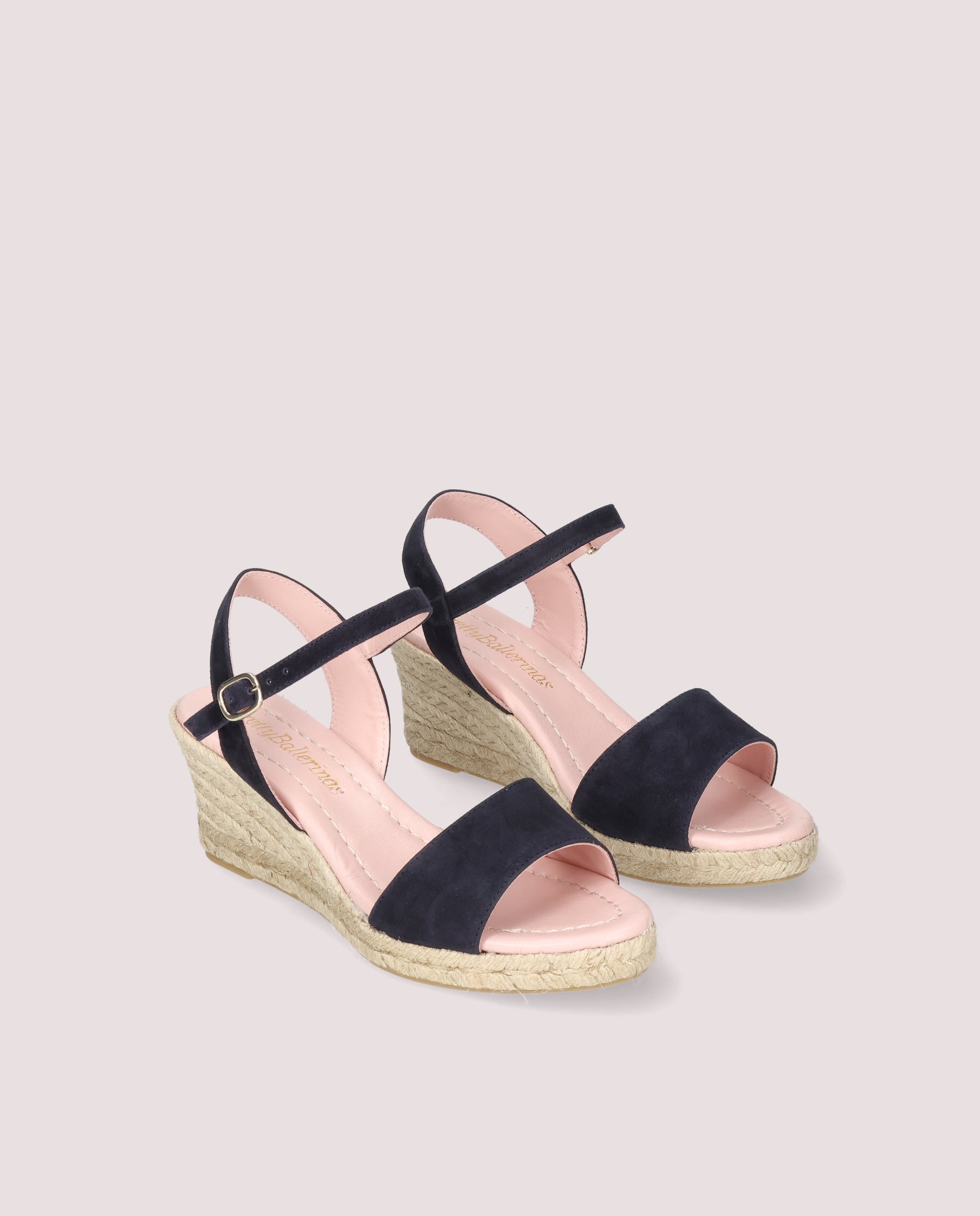Imagen de Alpargatas Esparto Deborah Azules Ante por PrettyBallerinas